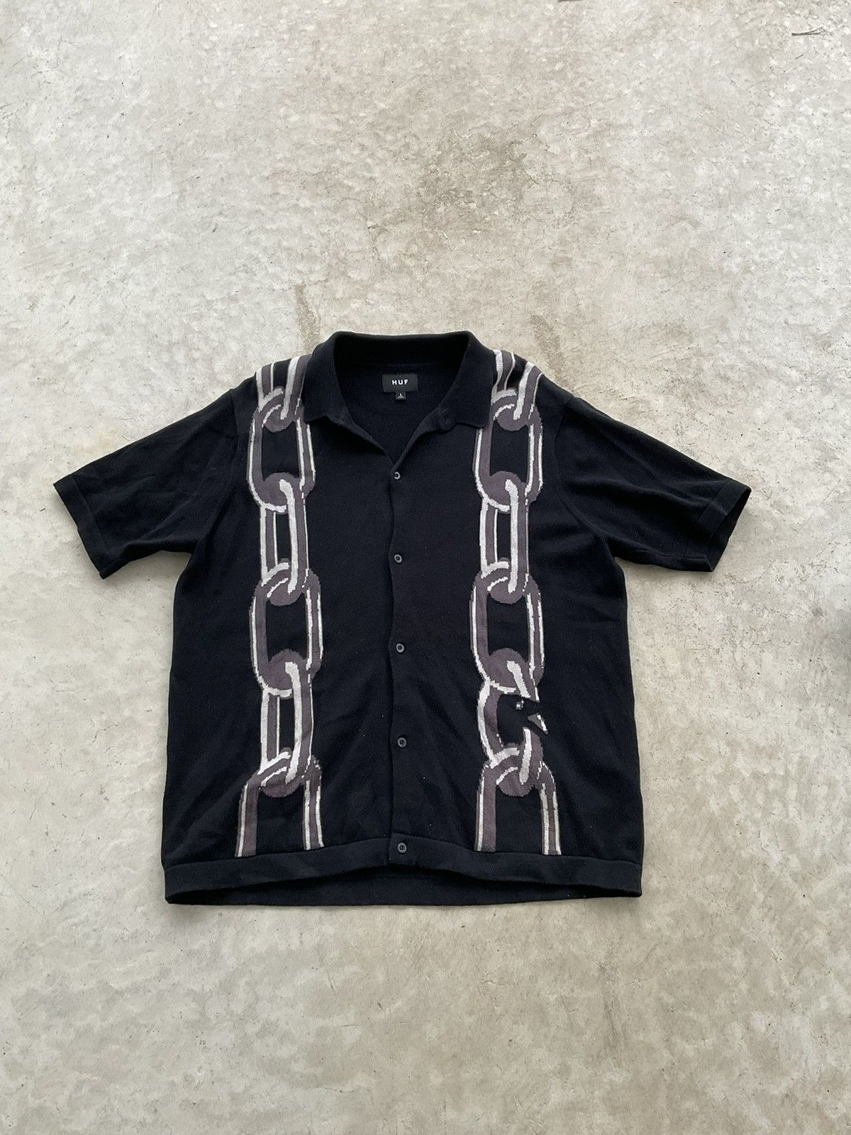 Huf huf chainlink button down Size US L / EU 52-54 / 3 - 1 Thumbnail