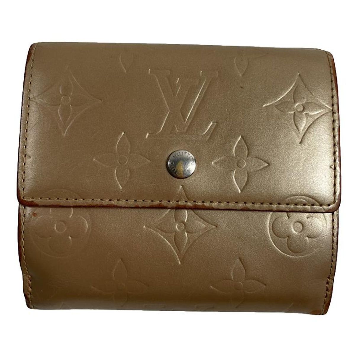 Louis Vuitton Pont 9 Brown Leather Wallet Size ONE SIZE - 1 Thumbnail