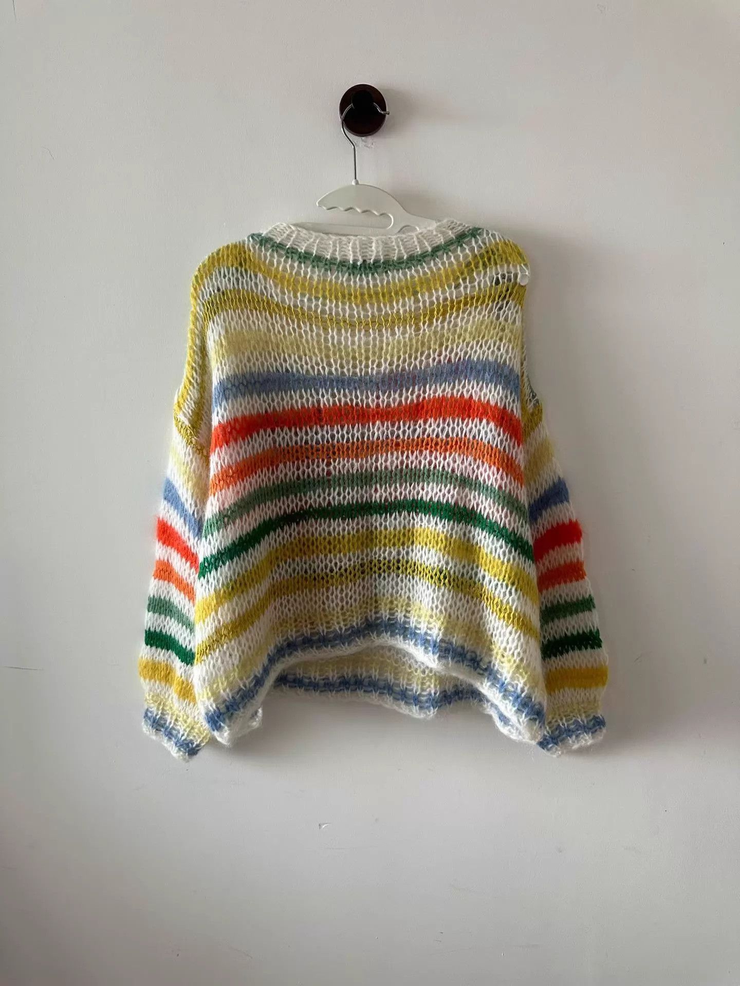 Loewe LOEWE Striped Mohair Sweater Size S Size S / US 4 / IT 40 - 2 Thumbnail