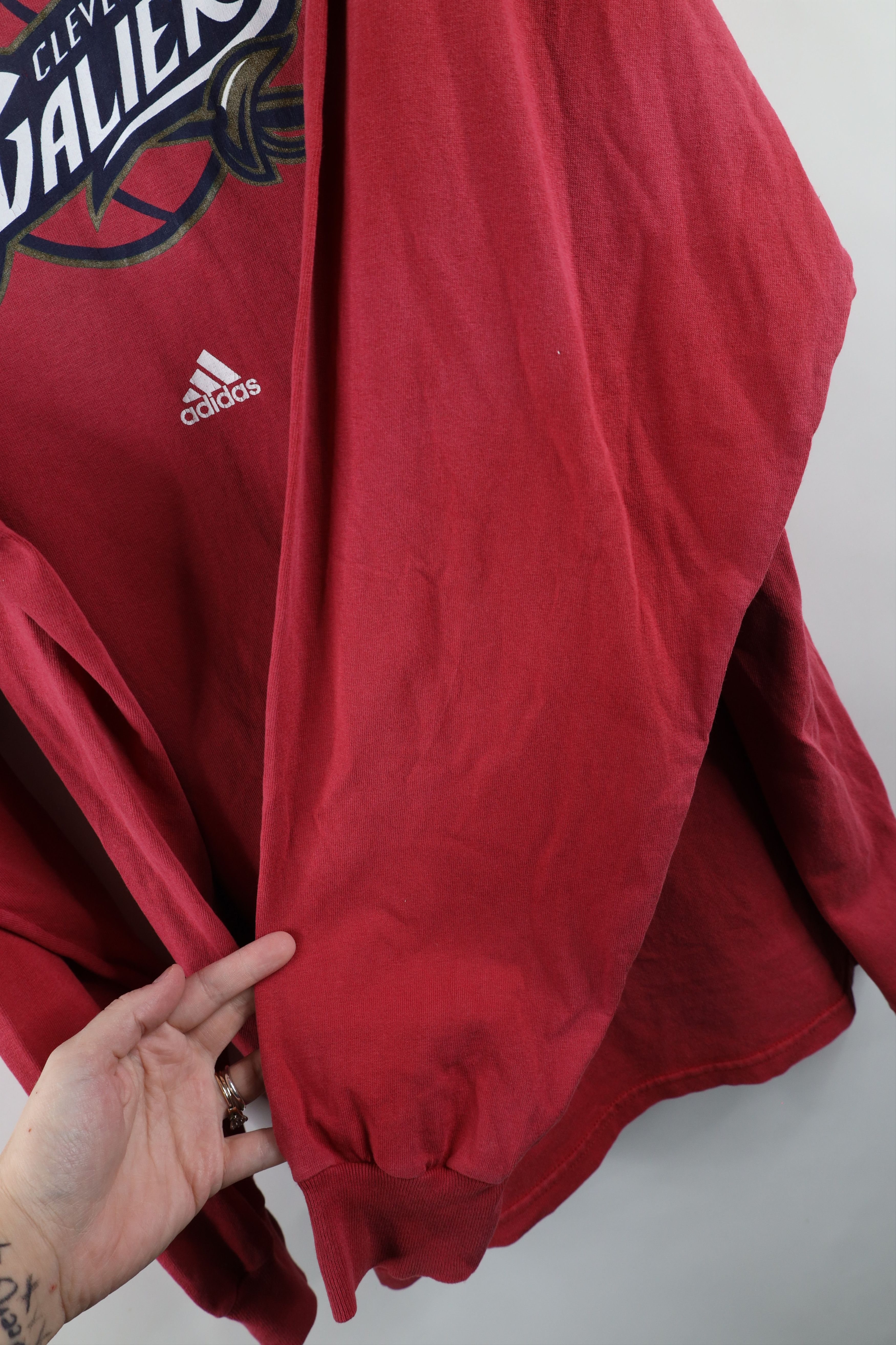 Adidas × Vintage Vintage Adidas Cavaliers Basketball Long Sleeve T-Shirt Size US XXL / EU 58 / 5 - 9 Thumbnail