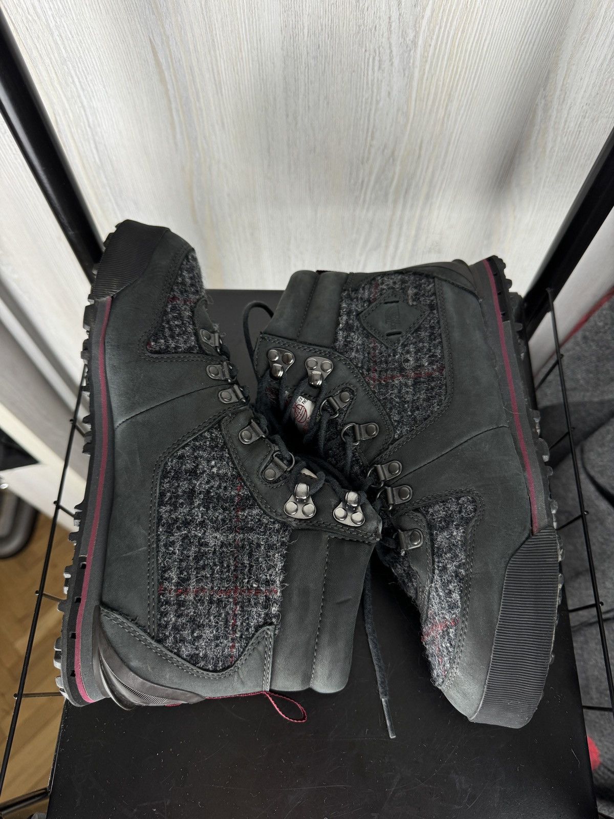 The North Face THE NORTH FACE x Harris Tweed Back to Berkeley Black Boots Size US 8.5 / EU 41-42 - 11 Thumbnail