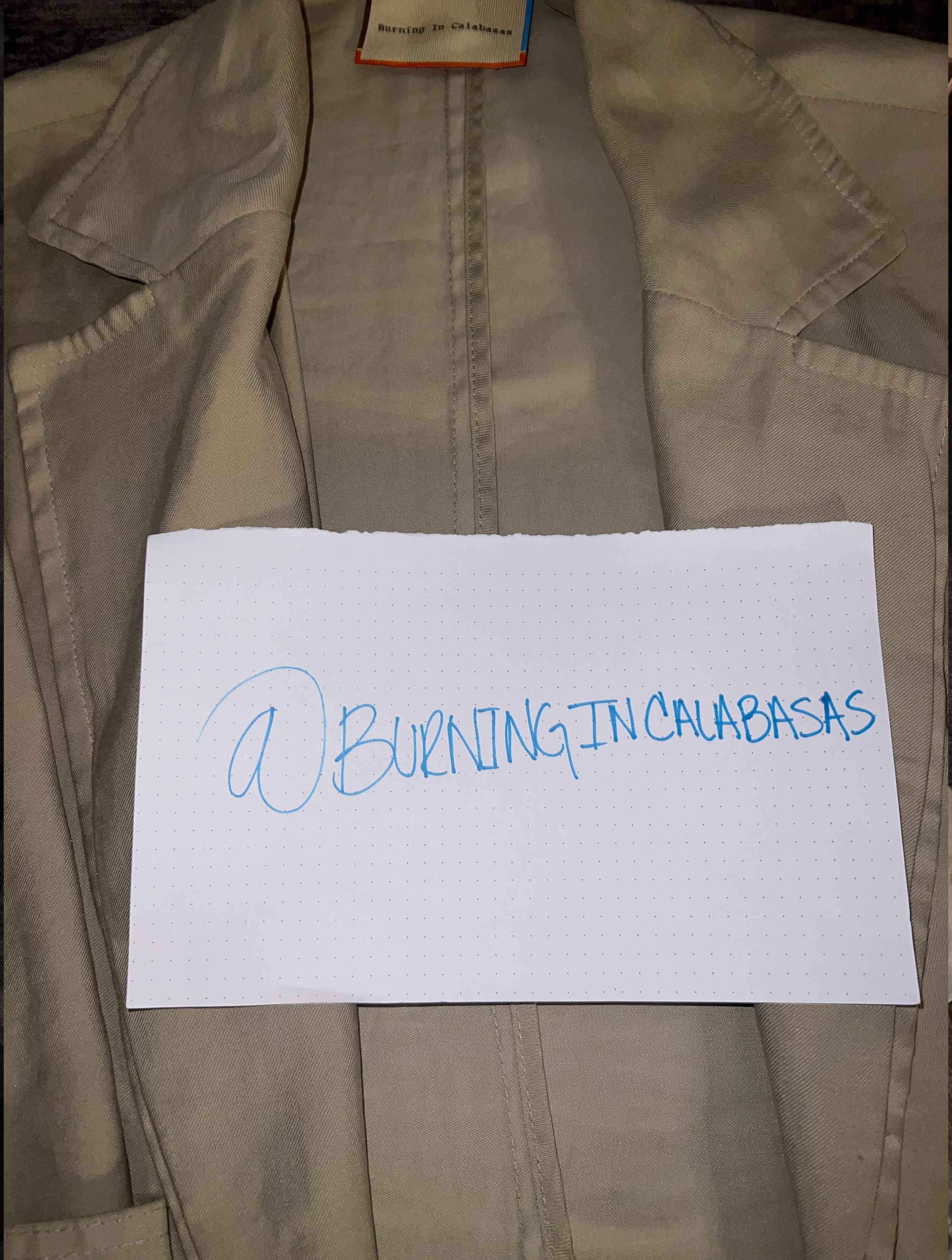 Other BURNING IN CALABASAS TRENCH COAT Size M / US 6-8 / IT 42-44 - 3 Thumbnail