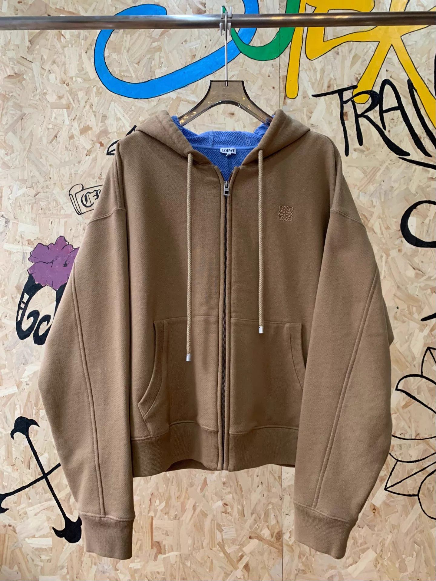 Loewe new Loewe logo embroidery zipper jacket XL Size US XL / EU 56 / 4 - 1 Thumbnail