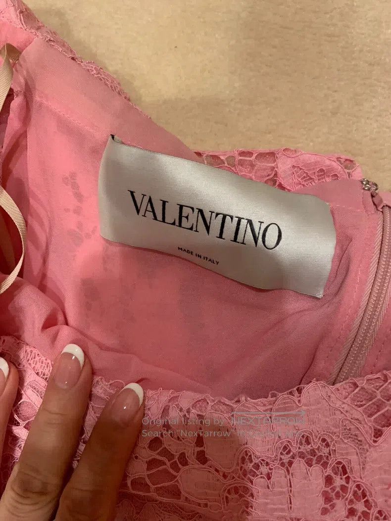 Valentino Valentino Pink lace dress Size XS / US 0-2 / IT 36-38 - 7 Thumbnail