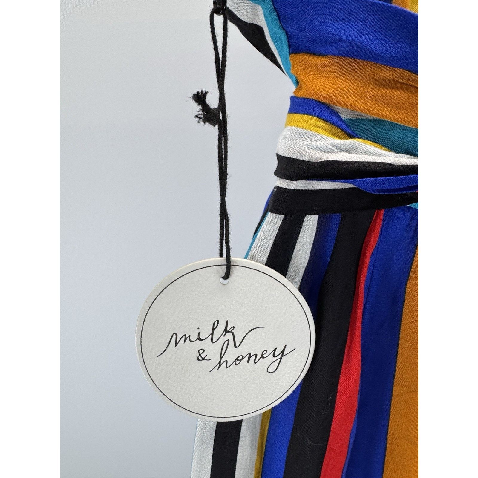 Other MILK & HONEY Rainbow Jumpsuit Stretches At Waste Sz M Size M / US 6-8 / IT 42-44 - 6 Thumbnail
