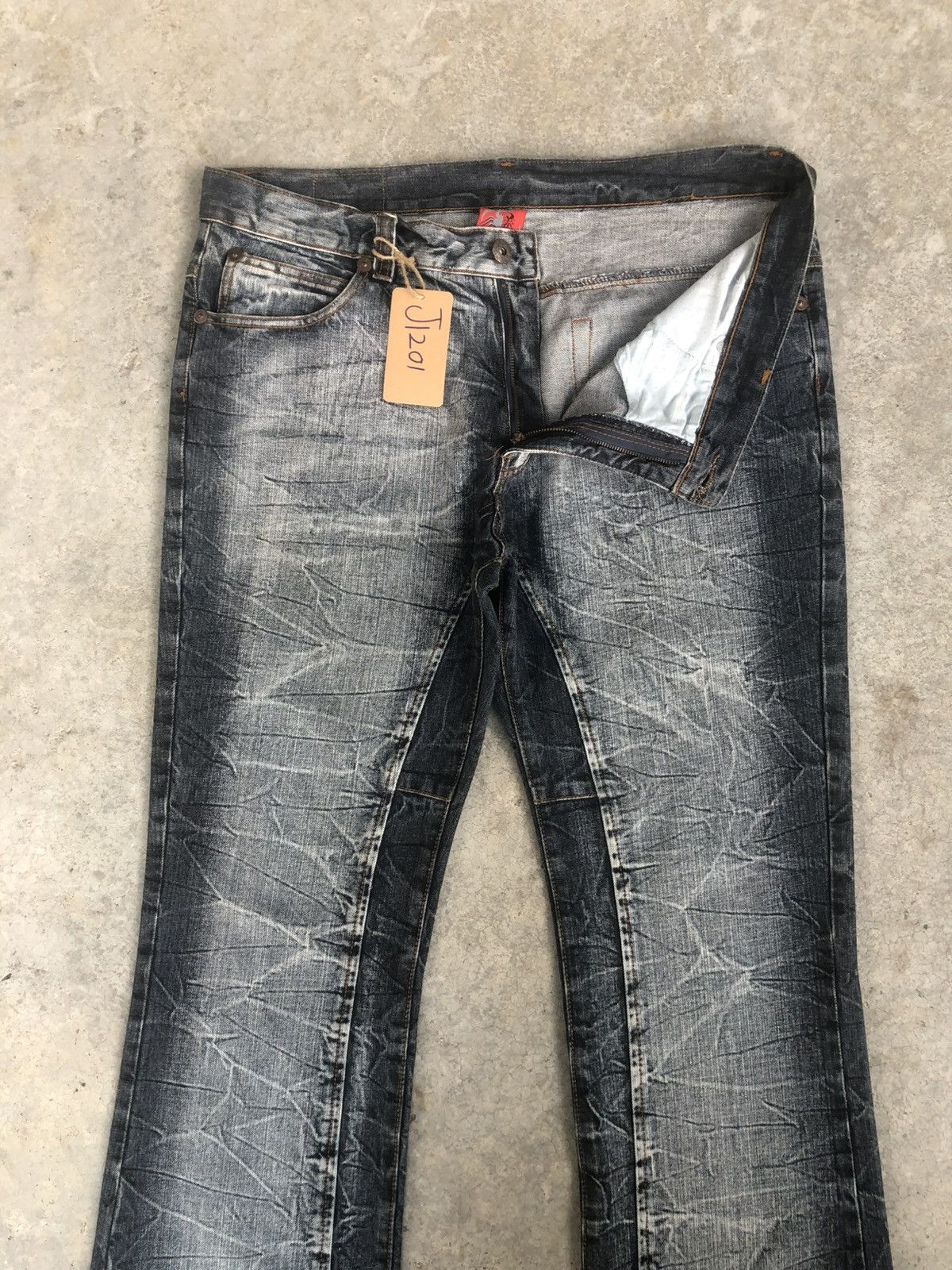 If Six Was Nine Japanese Black ant Flared Jeans Distressed Jeans Size US 38 / EU 54 - 3 Thumbnail