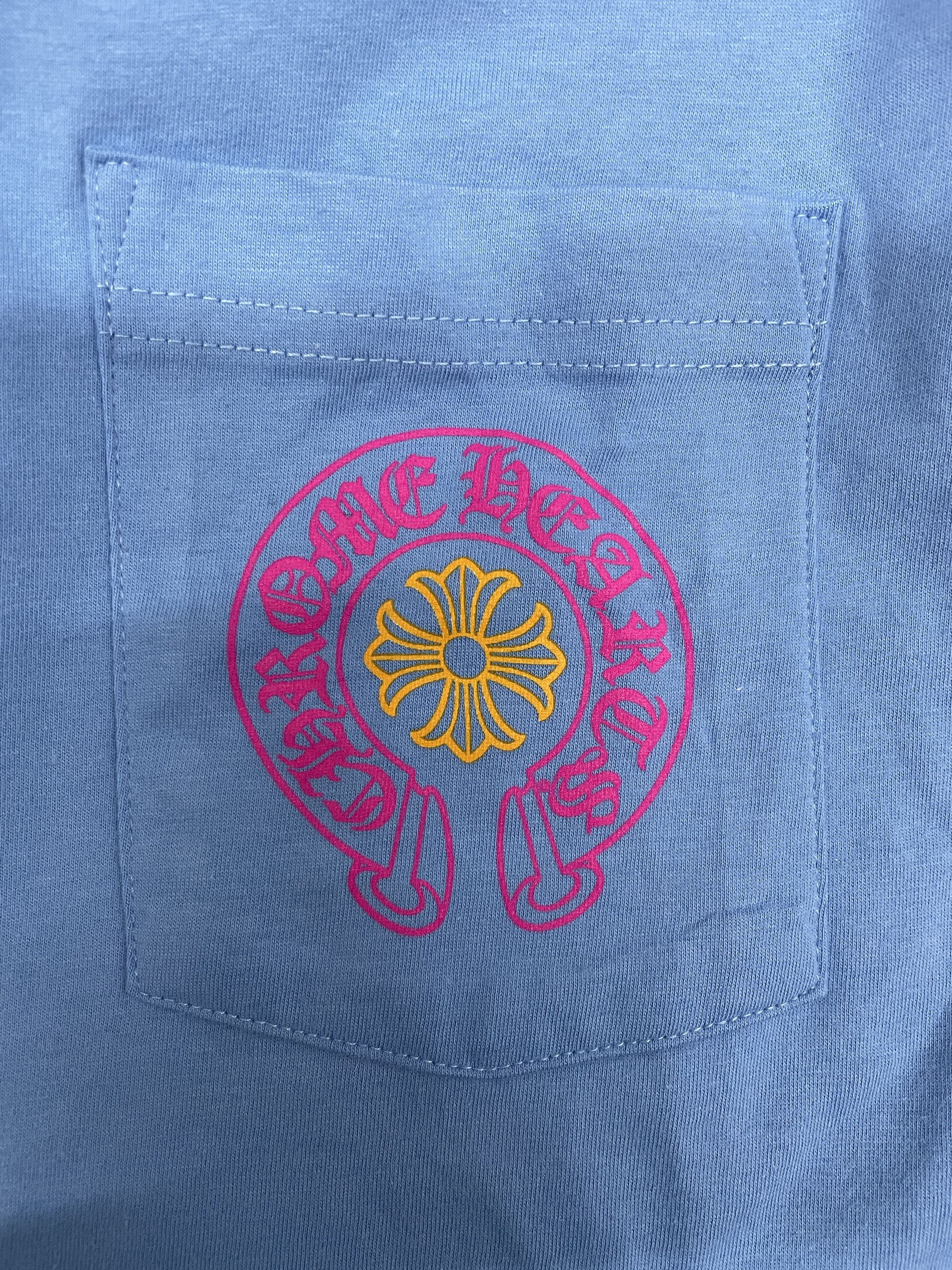 Chrome Hearts Chrome Hearts Miami Horseshoe Short Sleeve Blue T-shirt Tee Size US M / EU 48-50 / 2 - 5 Thumbnail