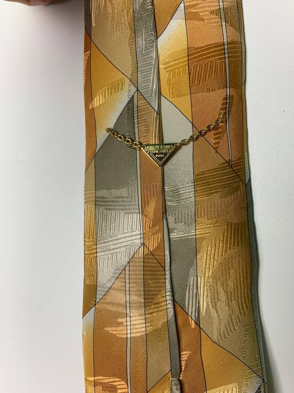 Vitaliano vitaliano pancaldi silk tie geometric Size ONE SIZE - 3 Thumbnail