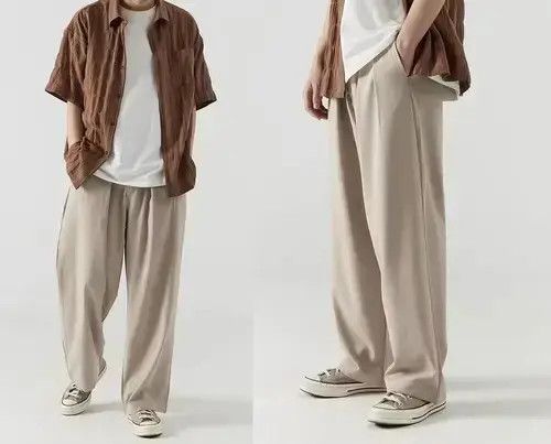 VIBE 21SS Indigo Union Japan Khaki Relaxed Fit Business Pants Size US 32 / EU 48 - 3 Thumbnail