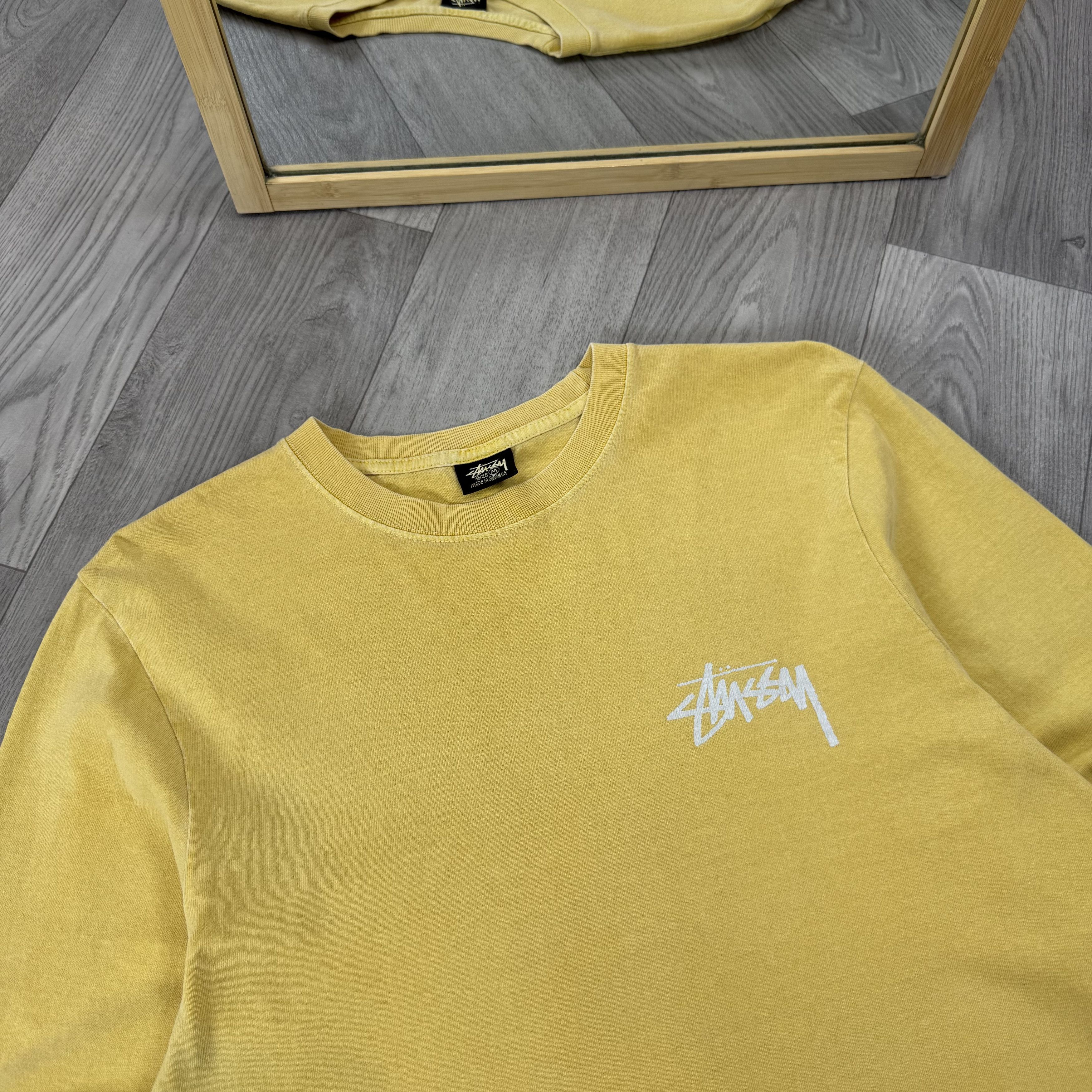 Stussy Stussy Spring Weeds Graphic Pigment Dyed Long Sleeve Tee Size US M / EU 48-50 / 2 - 9 Thumbnail