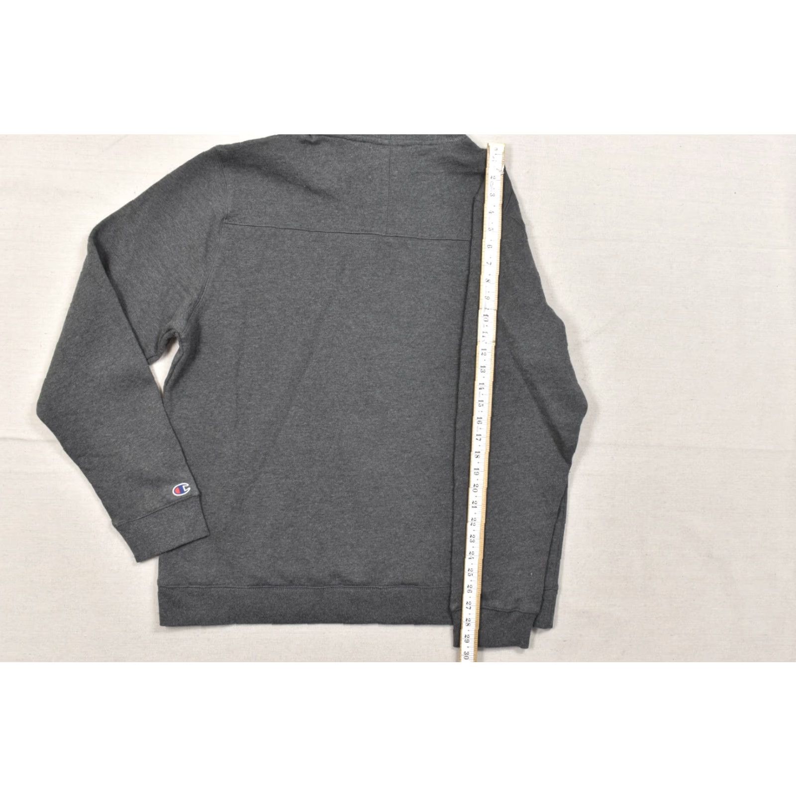 Champion Champion Mens XL Dark Gray Heather Fleece Pullover Hoodie Sweatshirt Authentic Sweatshirt Size US XL / EU 56 / 4 - 2 Thumbnail