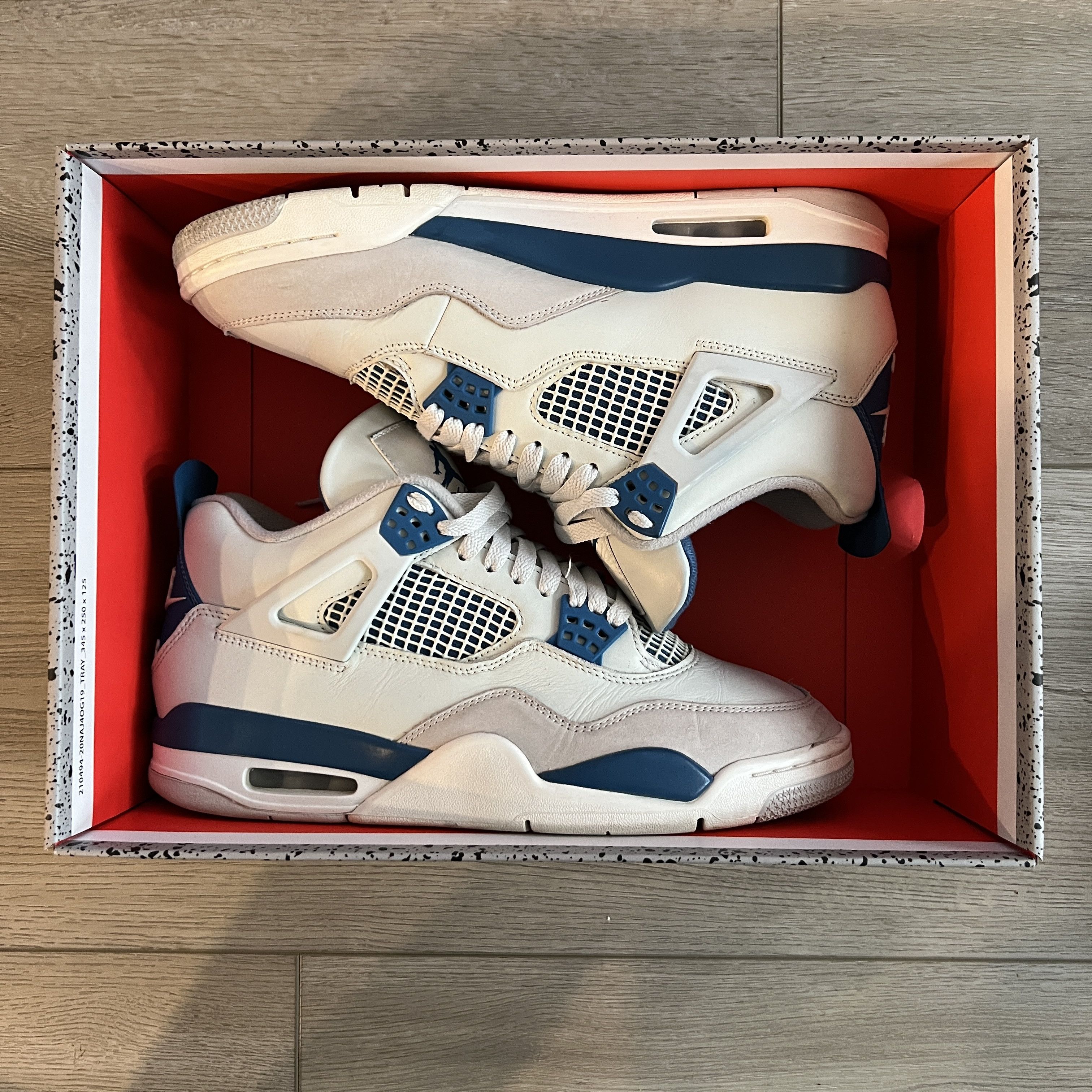Jordan Brand Jordan Air Jordan 4 Retro Military Blue FV5029-141 Size US 9.5 / EU 42-43 - 4 Thumbnail