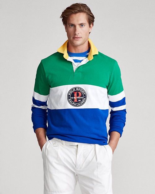 Polo Ralph Lauren × Ralph Lauren Polo Ralph Lauren Sailing 12M Yacht Rugby Polo Shirt Men’s Size US M / EU 48-50 / 2 - 6 Thumbnail