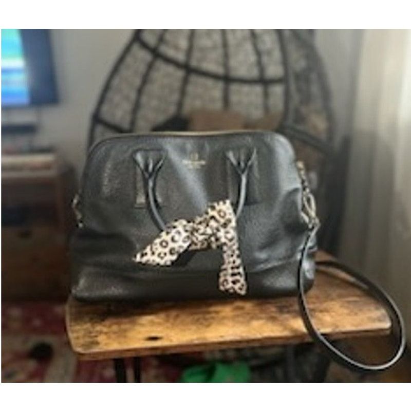 Kate Spade Kate Spade New York Black Leather Satchel Crossbody Bag Size ONE SIZE - 3 Thumbnail