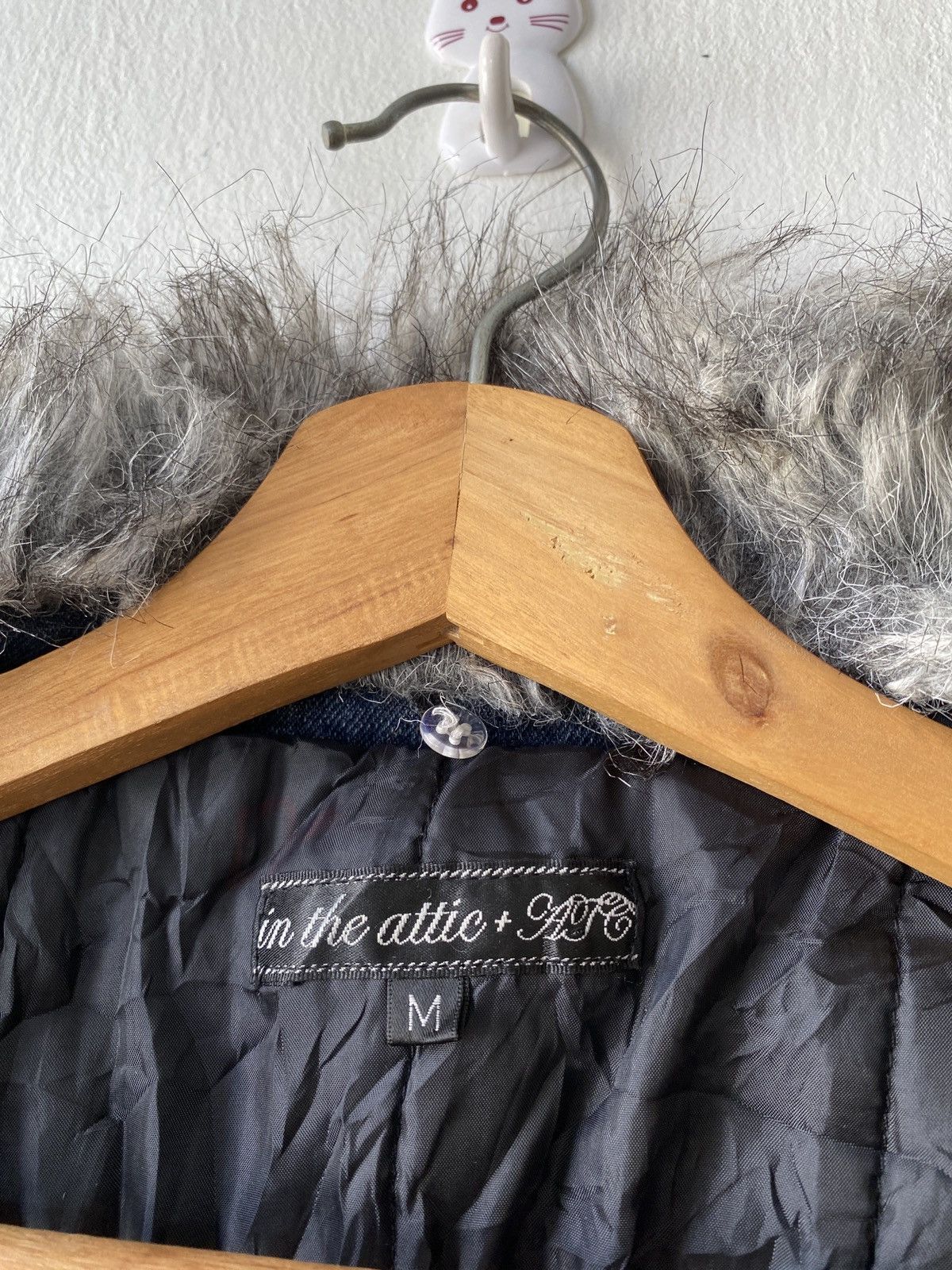 In The Attic In The Attic Japan Faux Fur Denim Jacket Size US M / EU 48-50 / 2 - 15 Thumbnail