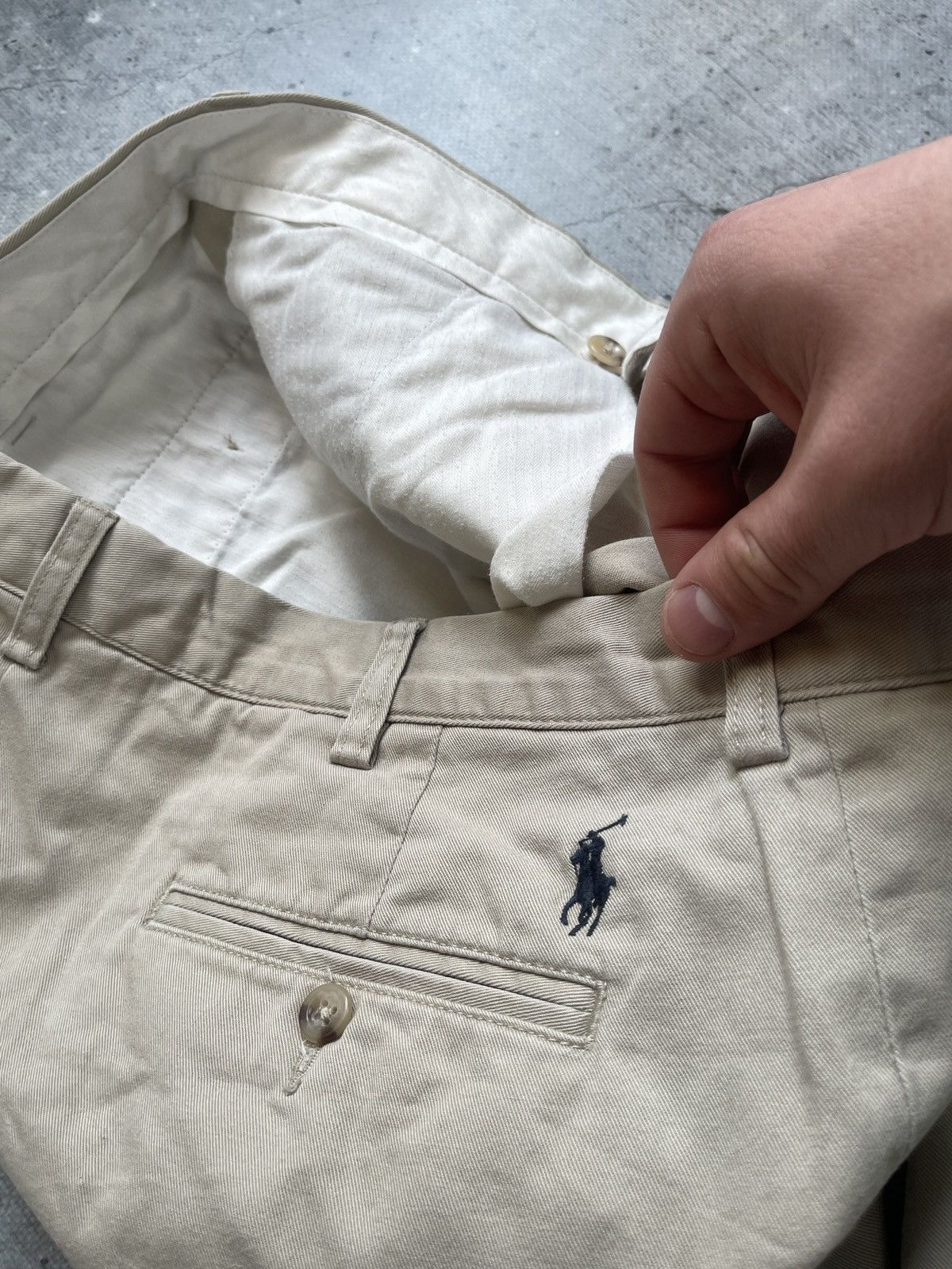 Polo Ralph Lauren × Ralph Lauren × Vintage Vintage Polo Ralph Lauren Chino Pants Size US 36 / EU 52 - 11 Thumbnail