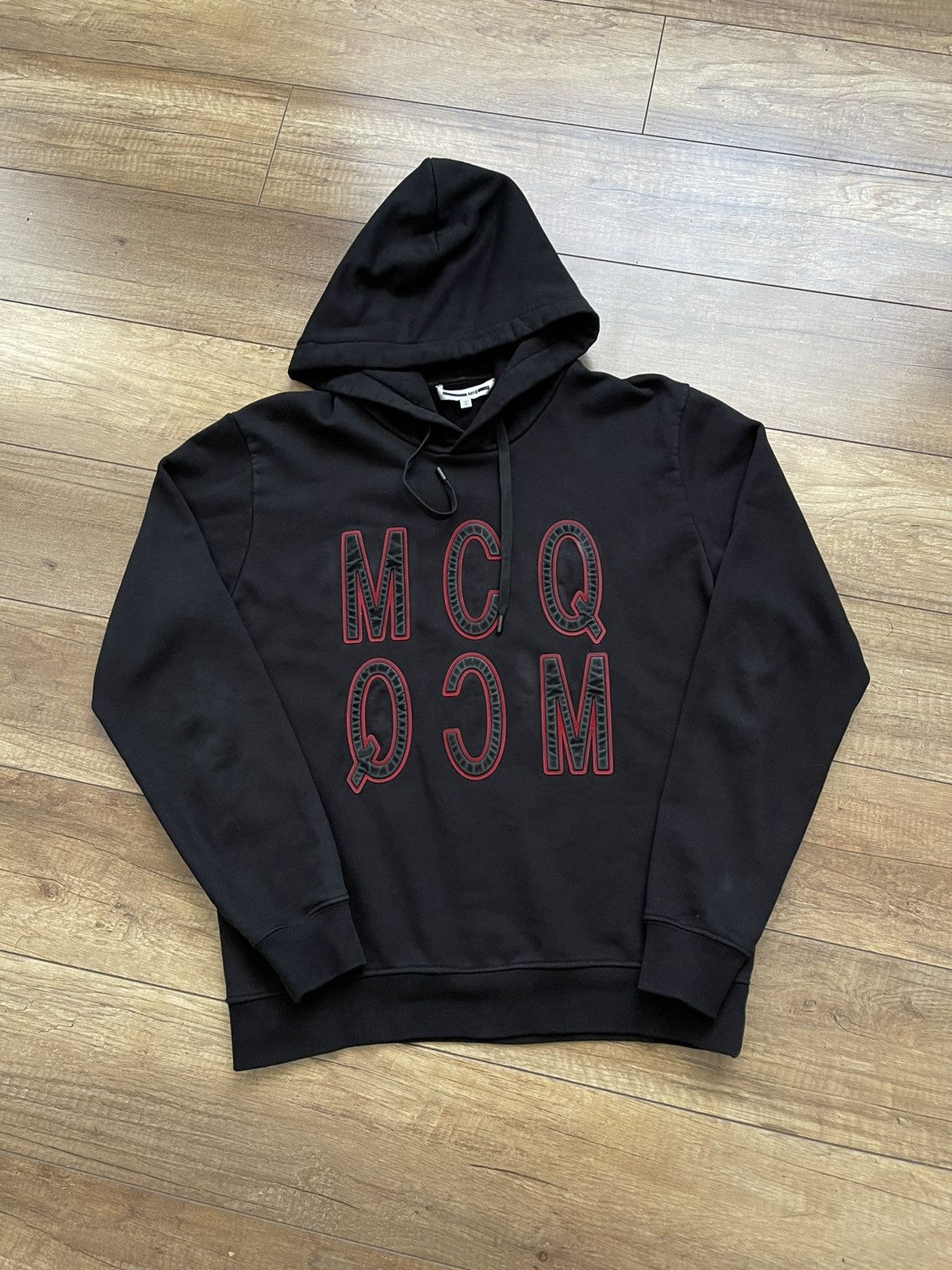 Alexander McQueen Alexander McQueen Hoodie Pullover Big Logo MCQ Size US M / EU 48-50 / 2 - 2 Thumbnail