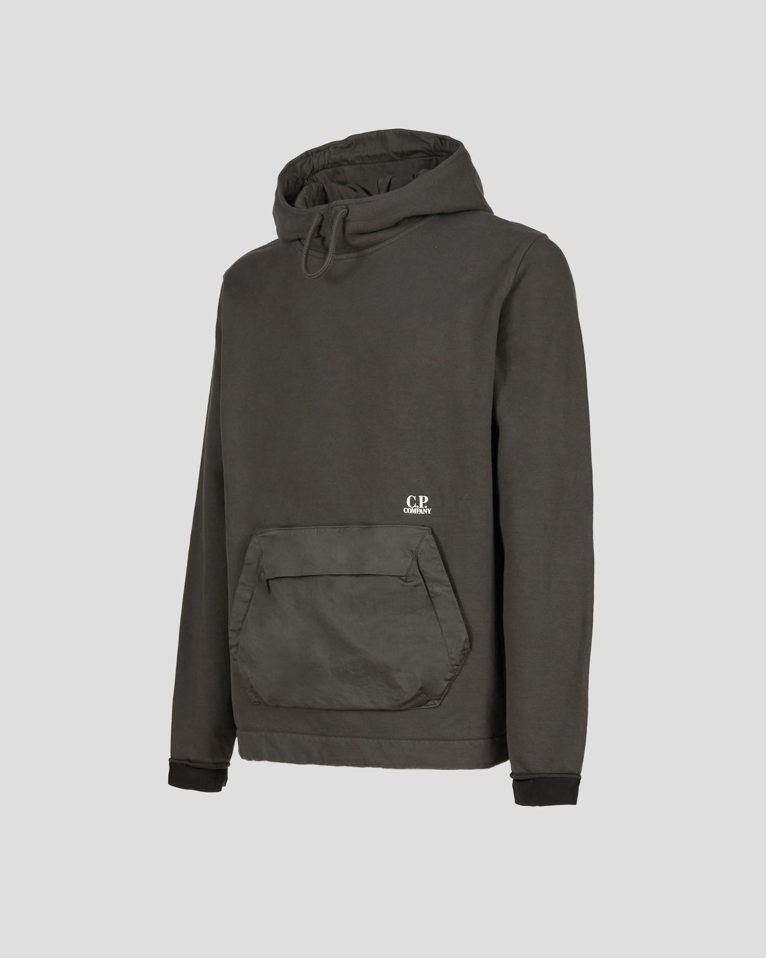 C.P. Company o1y1224 Logo Hoodie in Lead Size US XXL / EU 58 / 5 - 7 Thumbnail