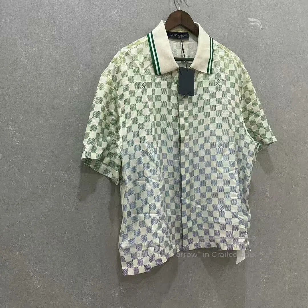 Louis Vuitton louis vuitton checkered polo shirt, size XL. Size US XL / EU 56 / 4 - 3 Thumbnail