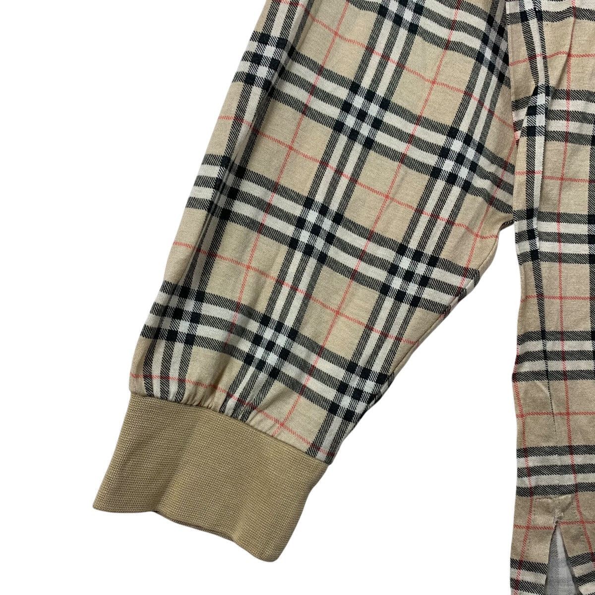 Burberry BURBERRY London nova check collar design long sleeve polotee Size US M / EU 48-50 / 2 - 6 Thumbnail
