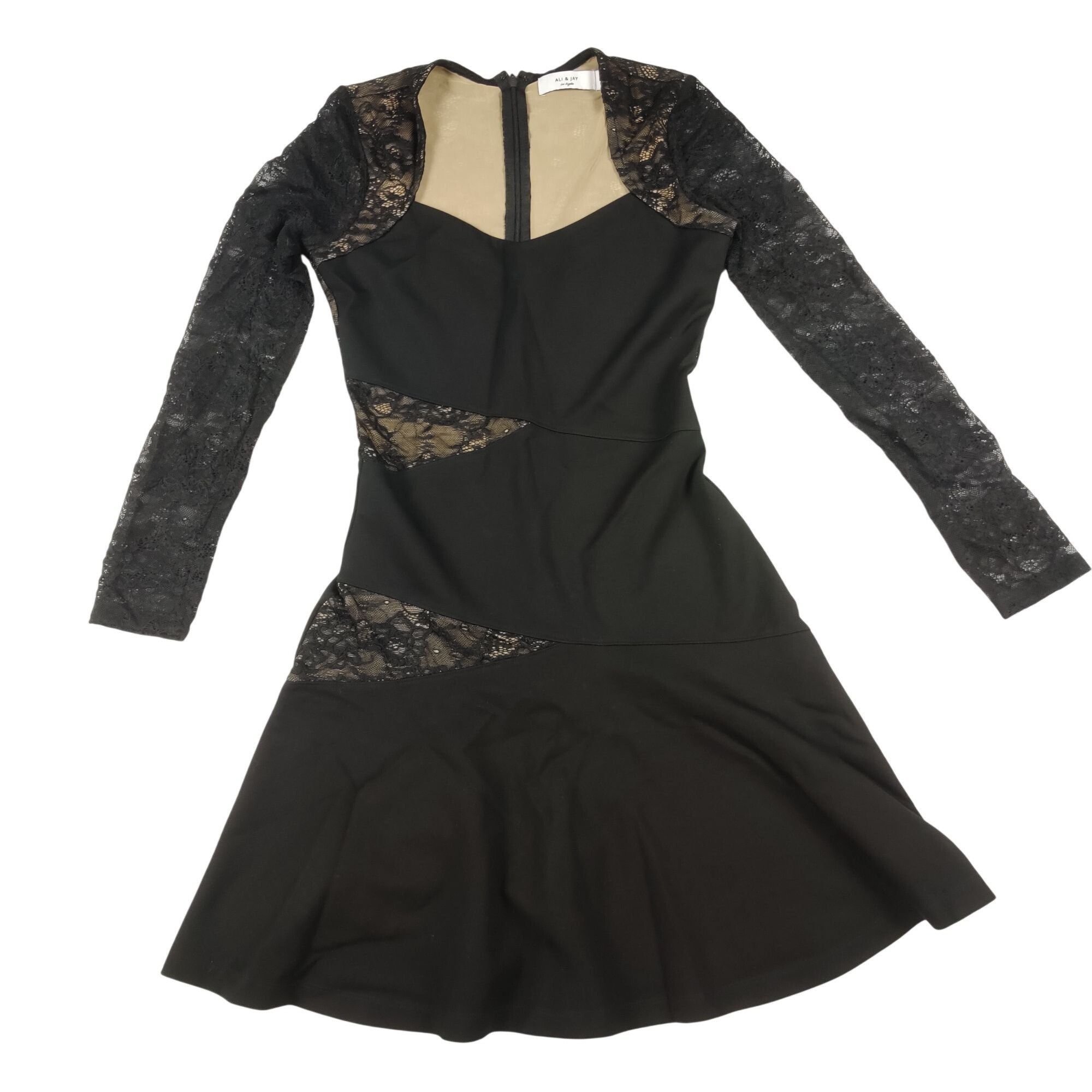 Other Ali & Jay L'Arc Lace Mini A Line Dress S Black Fairy Grunge Size S / US 4 / IT 40 - 10 Thumbnail