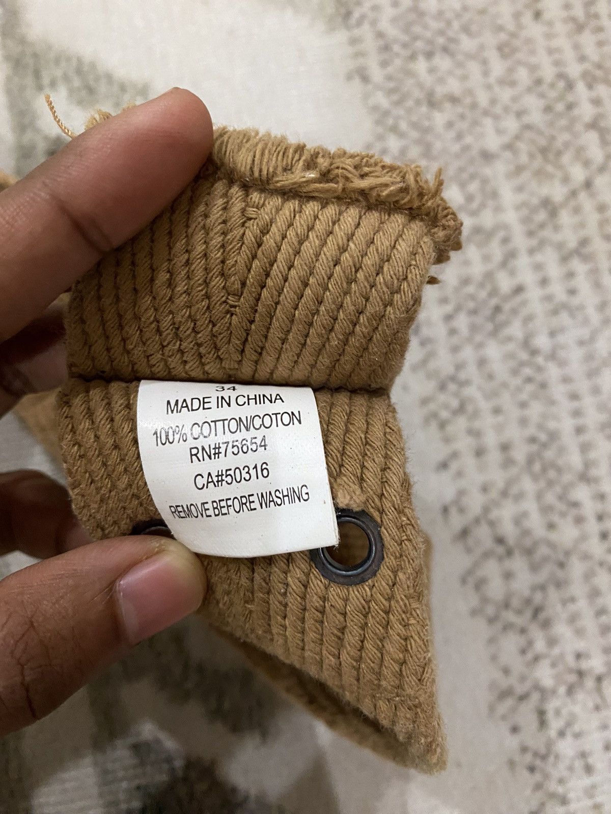 Japanese Brand Japanese Brand Seditionaries Canvas Buckle Belt Size ONE SIZE - 6 Thumbnail