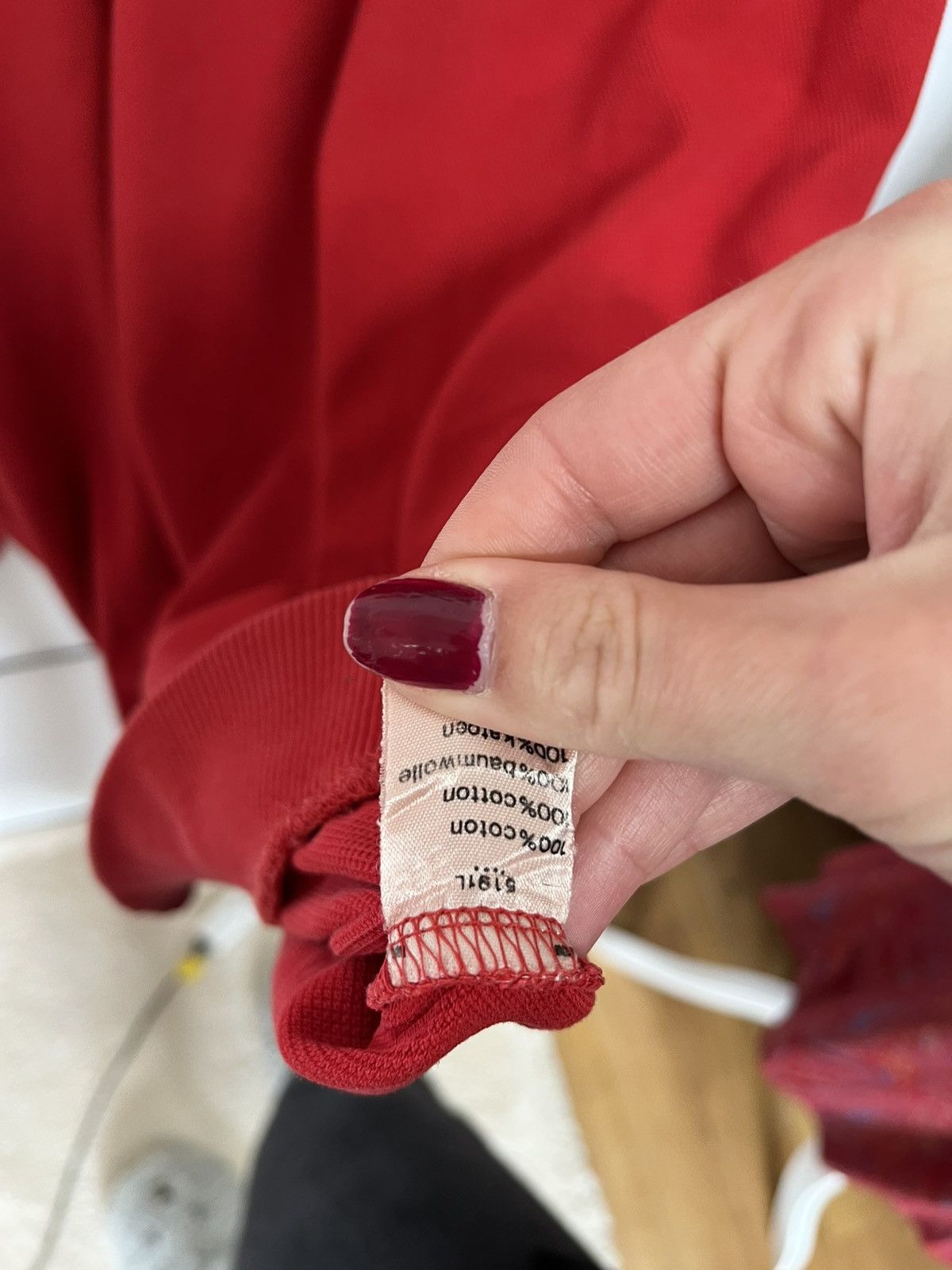 Lacoste Red sweat-shirt Lacoste Size US XL / EU 56 / 4 - 4 Thumbnail