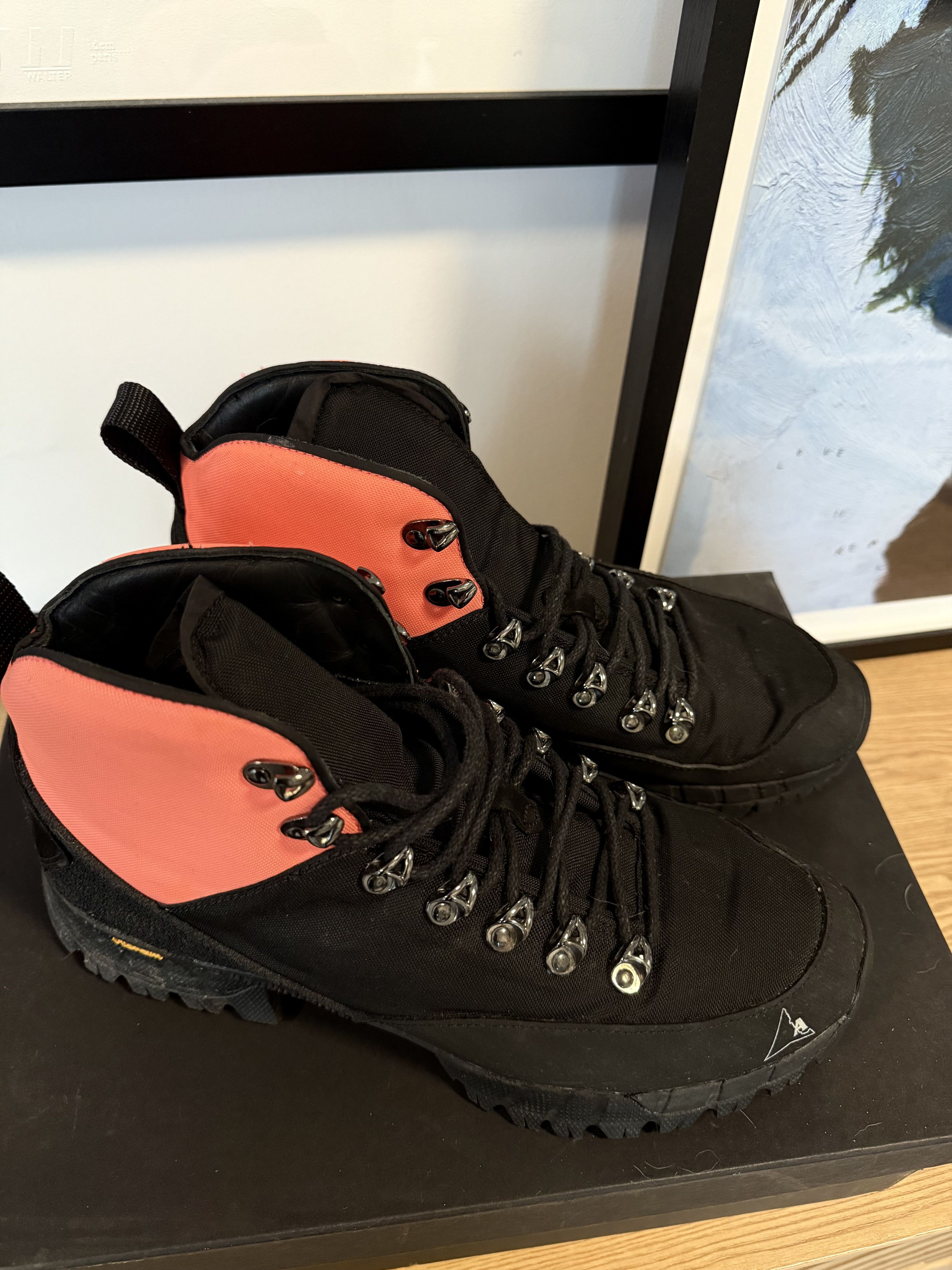 1017 ALYX 9SM × ROA ALYX x ROA LACE UP HIKING BOOTS ORANGE - 42 / 9 Size US 9 / EU 42 - 2 Thumbnail