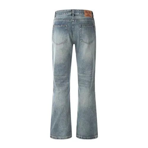 Japanese Brand × Jean Men's hippie distressed loose washed ripped bootcut jeans Size US 32 / EU 48 - 2 Thumbnail
