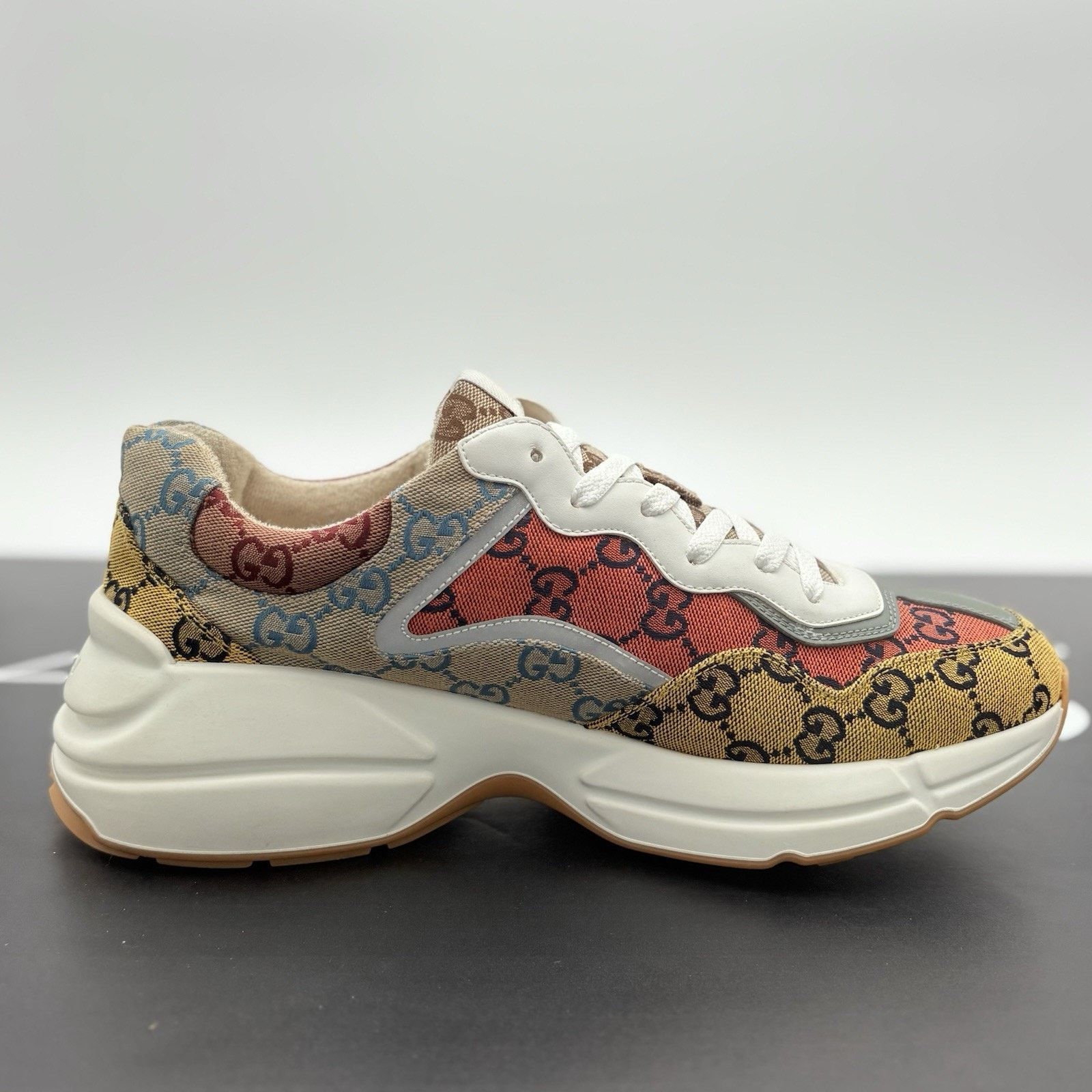 Gucci (9.5 US) Gucci Rhyton GG Web Print | SUPER CLEAN! Size US 9.5 / EU 42-43 - 10 Thumbnail
