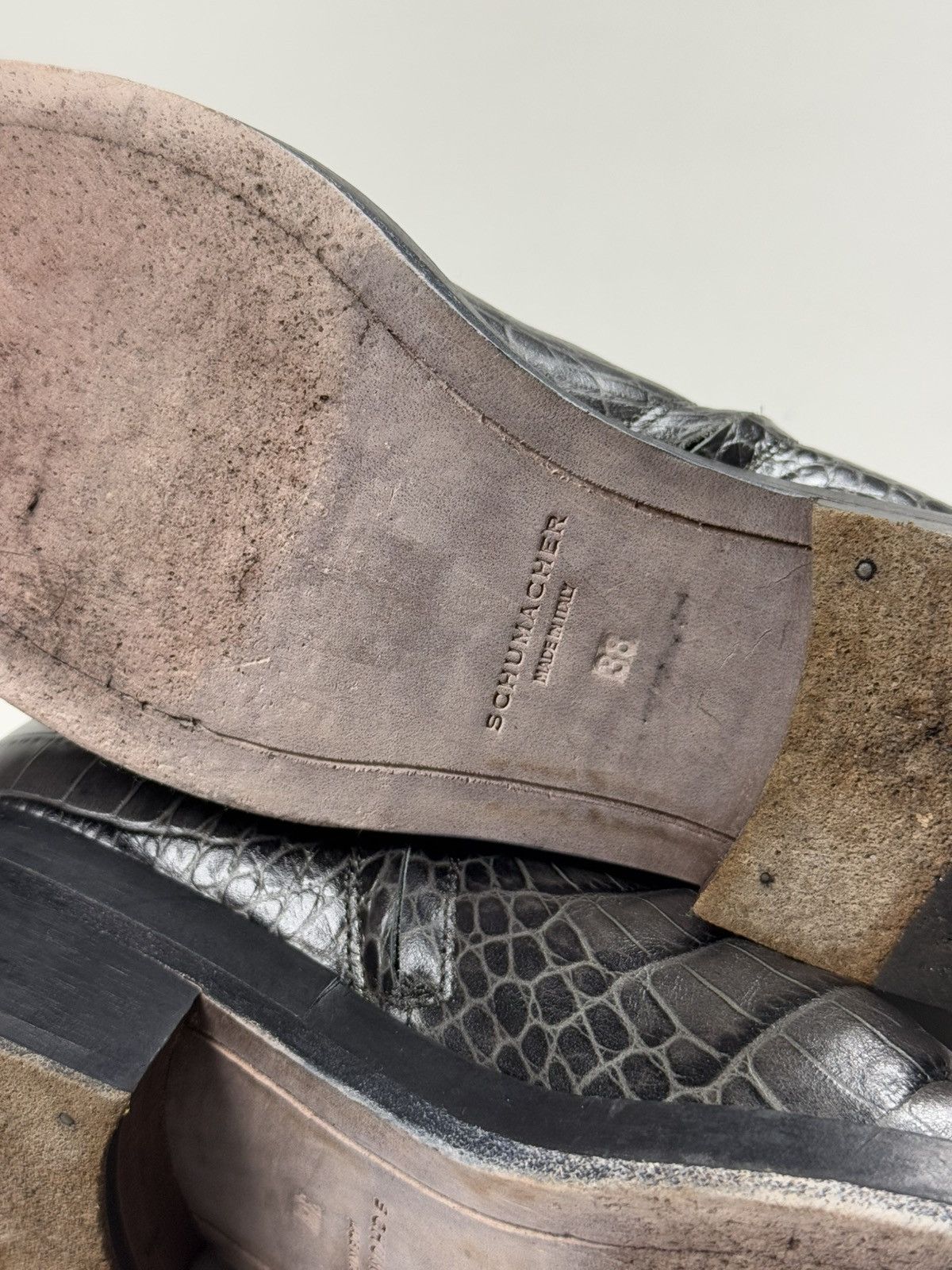 DOROTHEE SCHUMACHER Schumacher Ladies Leather Ankle Zip Combat Boots Size 38 Size US 8 / IT 38 - 18 Thumbnail