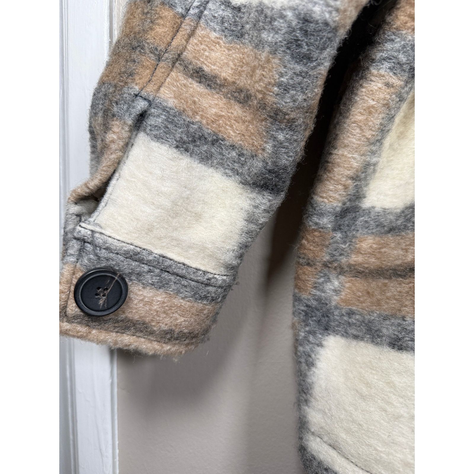 Zara NWOT Zara Wool Oversized Plaid Shacket Overshirt M Size M / US 6-8 / IT 42-44 - 9 Thumbnail