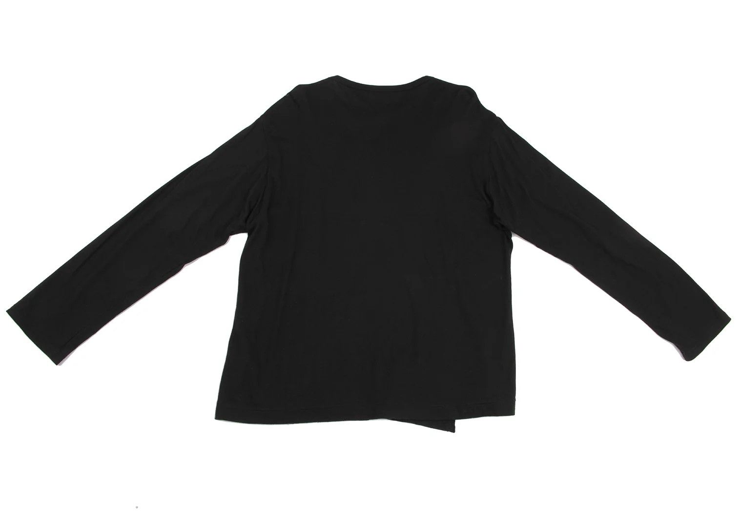 Yohji Yamamoto Long Sleeve Cut and Sew Top in Black and Navy Size US S / EU 44-46 / 1 - 10 Thumbnail