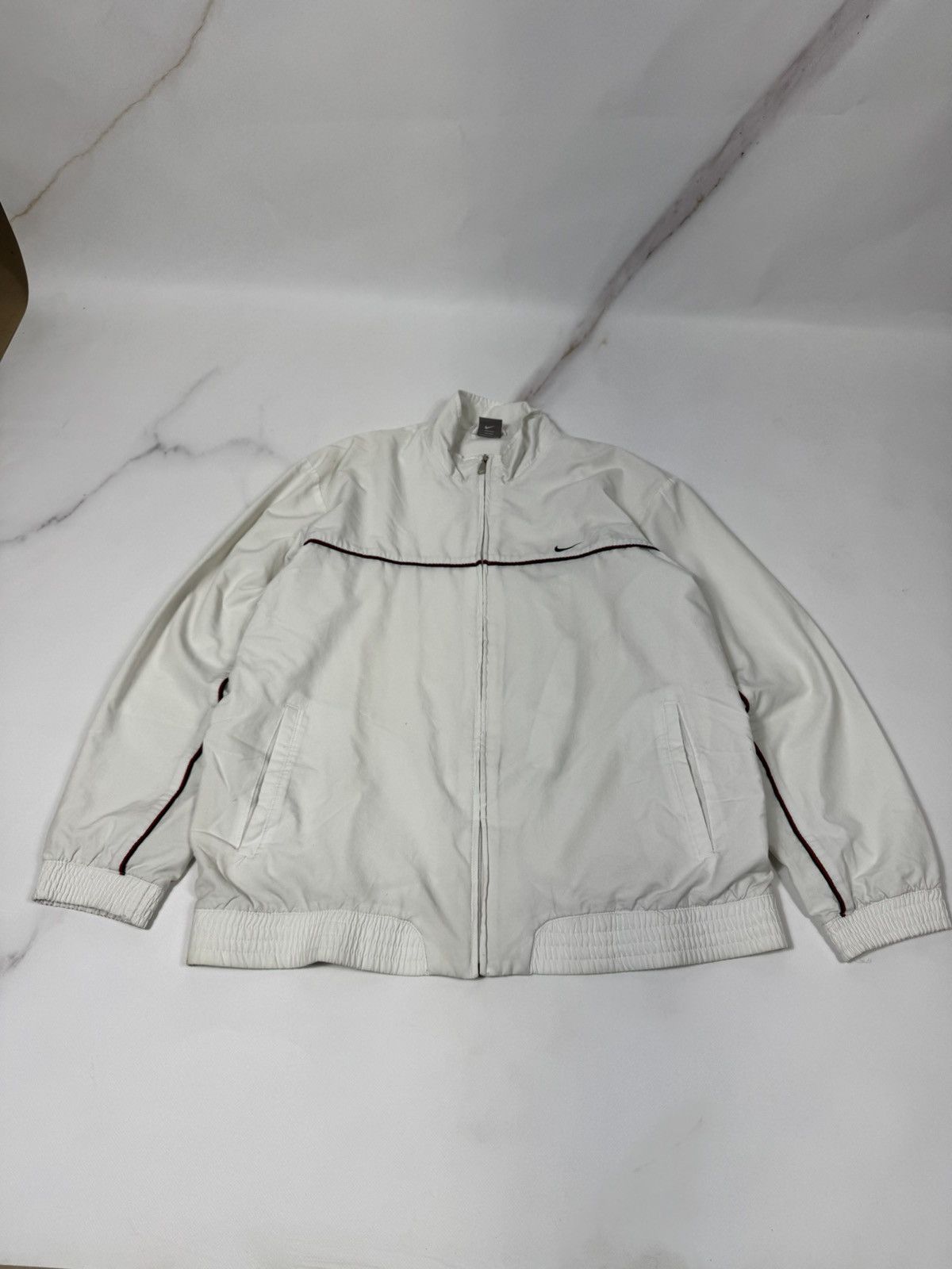 Nike Vintage Nike Nylon Distressed Jacket Size US XL / EU 56 / 4 - 2 Thumbnail