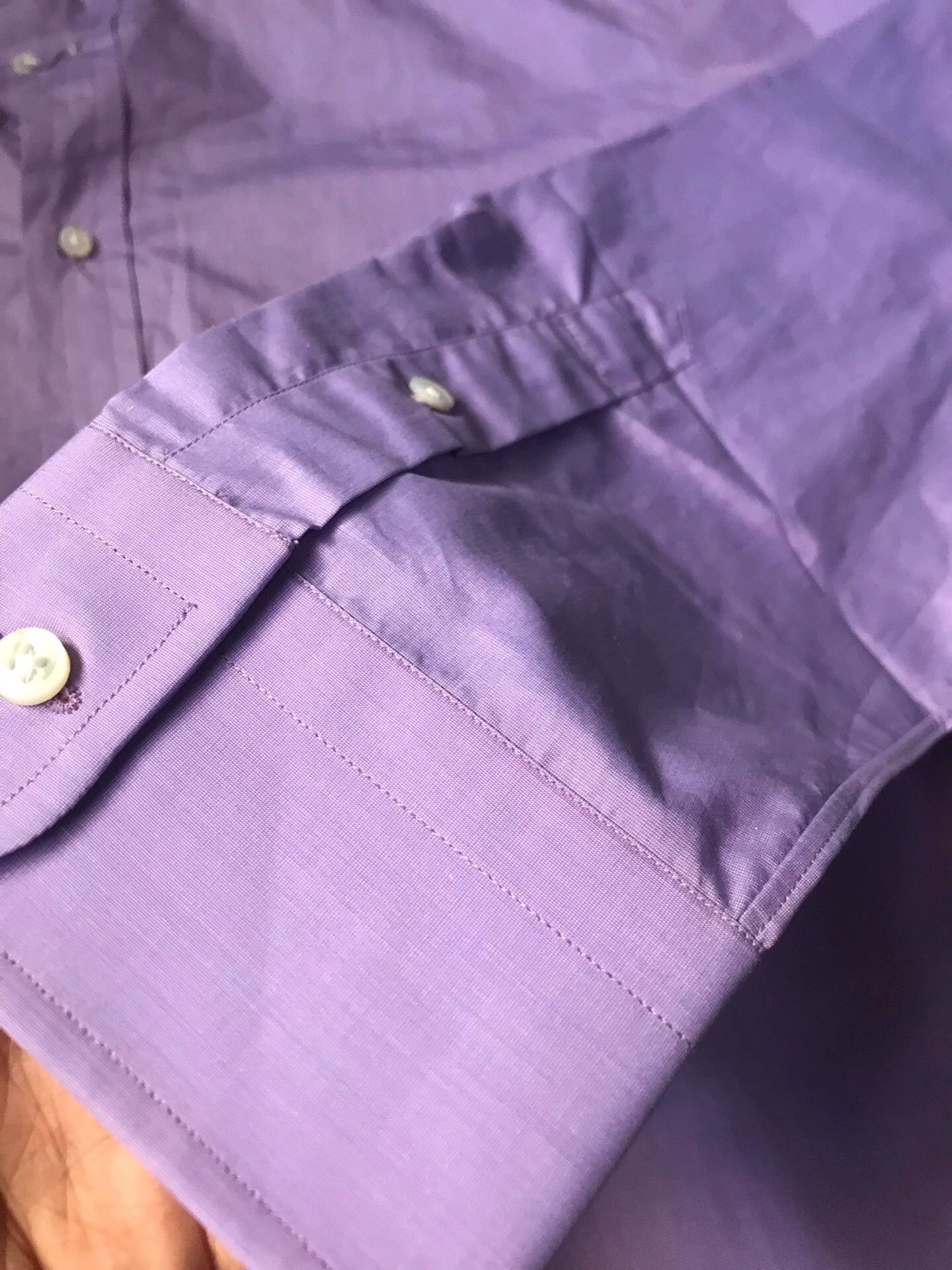 Polo Ralph Lauren RL Purple Label Italian Cotton LS Shirt 17 Size US XXL / EU 58 / 5 - 3 Thumbnail