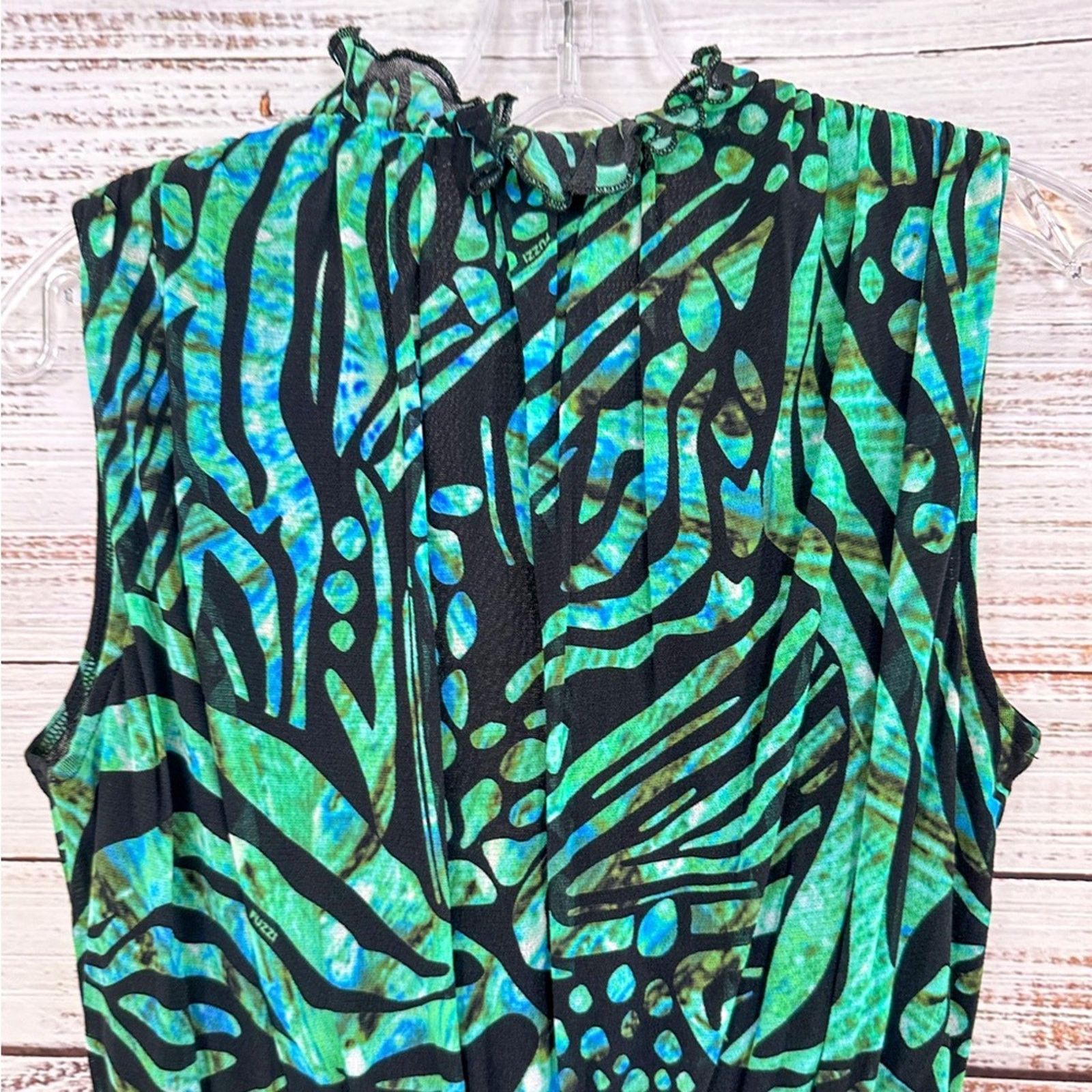 Jean Paul Gaultier Fuzzi Geometric Print Dress, EUC, Medium, MSRP $545 Size M / US 6-8 / IT 42-44 - 8 Thumbnail