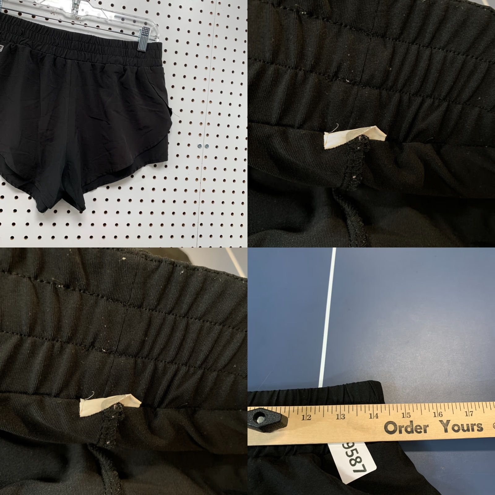 Fabletics VINTAGE Fabletics Women's Shorts Athletic Activewear Size M Black 3-inch Inseam Yoga Running Size 29" - 8 Thumbnail