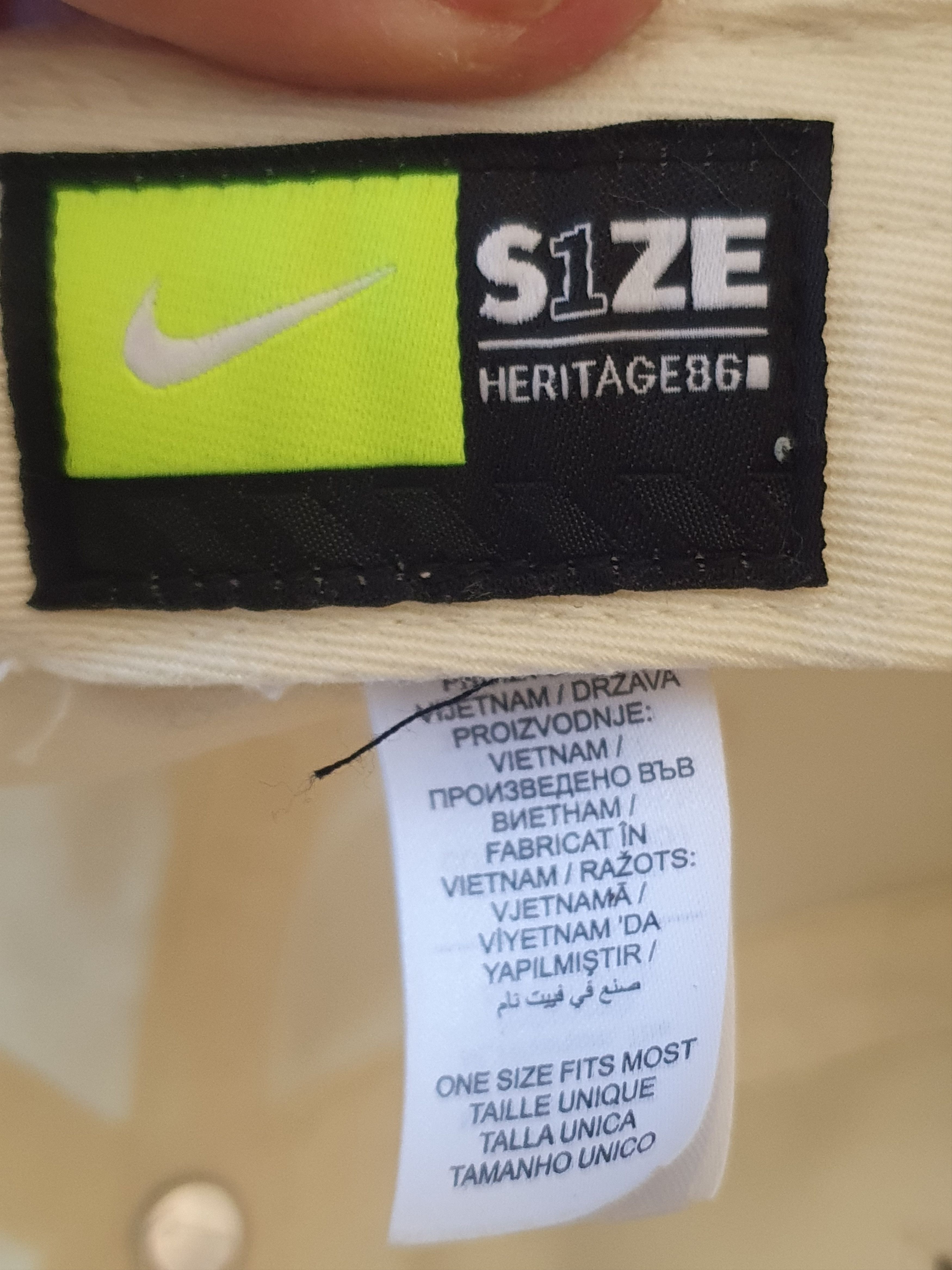 Nike × Vintage Nike Heritage 86 Strapback Embroidered Logo Cap Size ONE SIZE - 5 Thumbnail