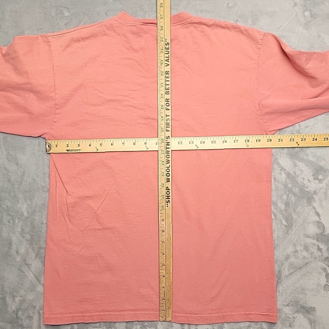 Vintage VINTAGE Pink Embroidered Henley Shirt Men M Nevada Rock Canyon TEE Size US M / EU 48-50 / 2 - 5 Thumbnail