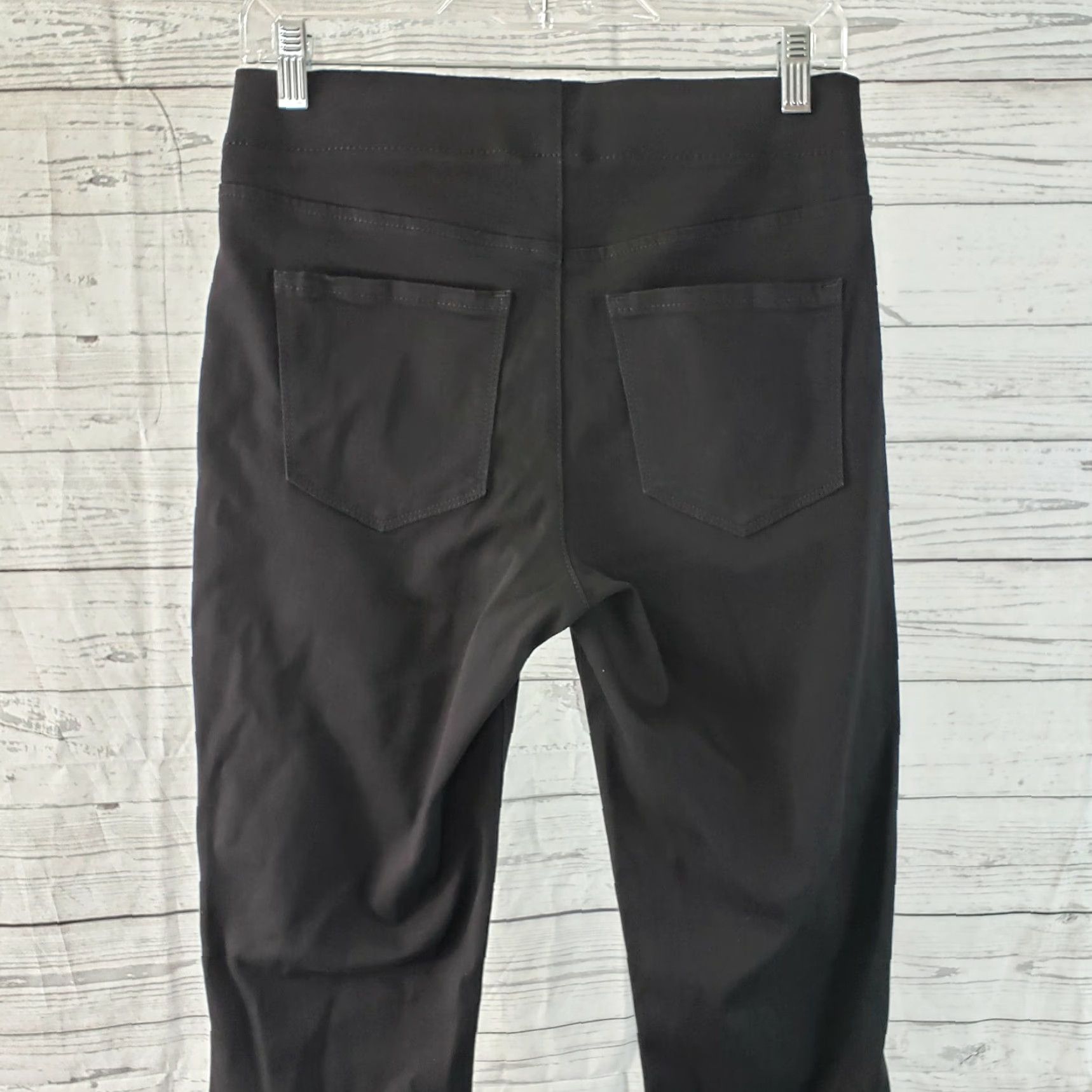 NYDJ NYDJ Alina Womens Cropped Pull On Pants Size 2 Black Mid Rise Casual Trousers Womens Size 26" / US 2 / IT 38 - 5 Thumbnail