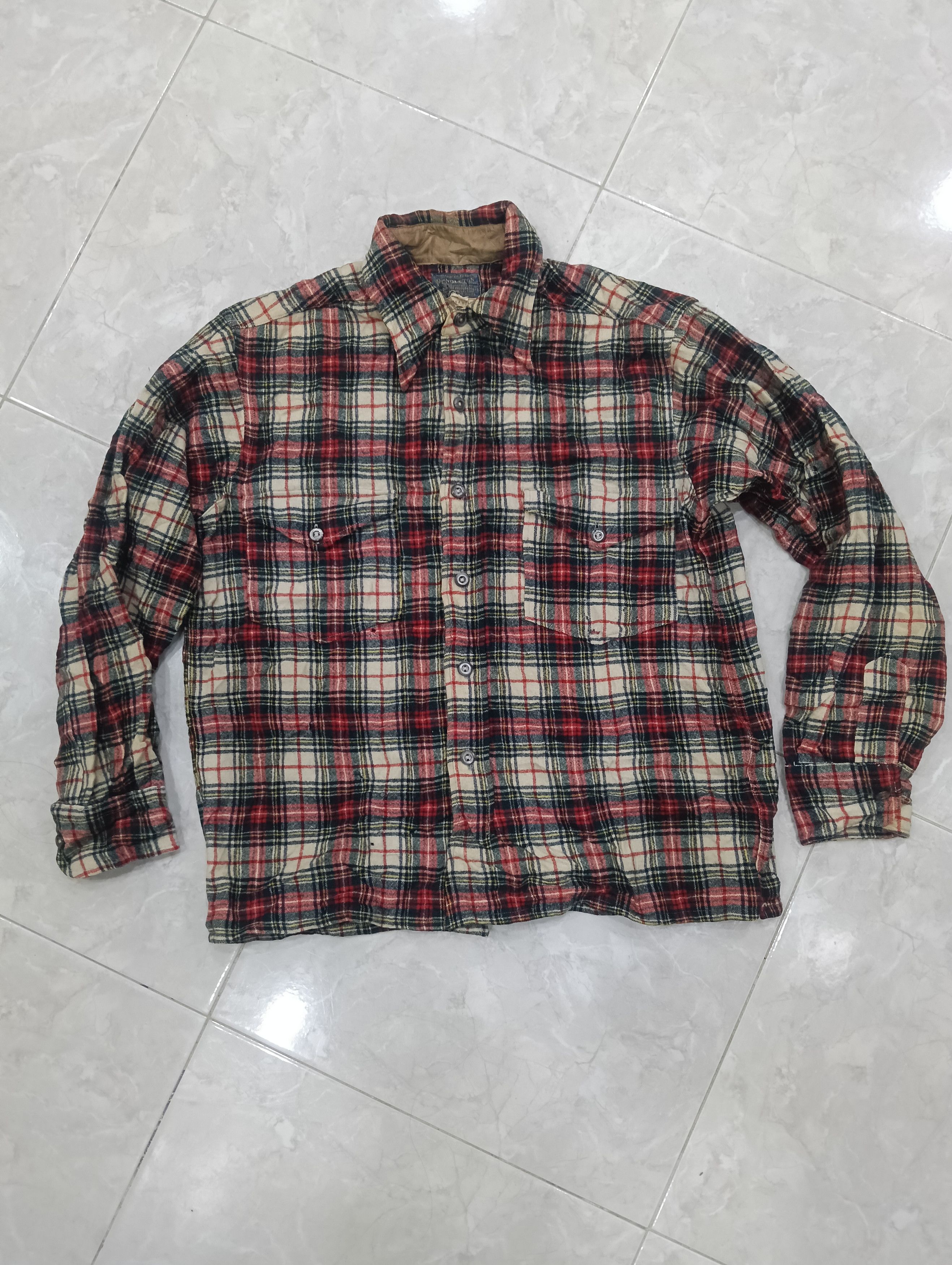 Pendleton Vintage 60s/70s Pendleton Plaid Like Arrow Size US M / EU 48-50 / 2 - 1 Thumbnail