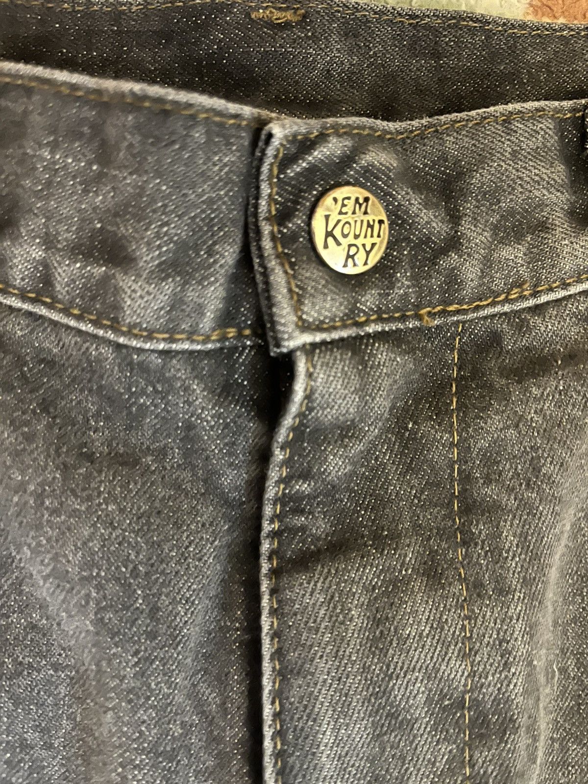 Kapital Kapital 14oz Black Denim 5P Frisko Size US 32 / EU 48 - 4 Thumbnail