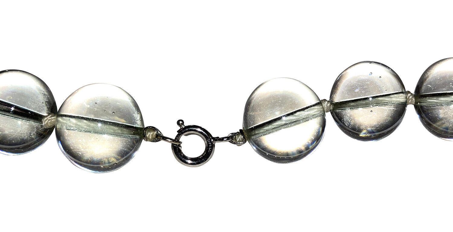 Designer Rock Crystal Quartz Round Bead Necklace Pools of Light Size ONE SIZE - 3 Thumbnail