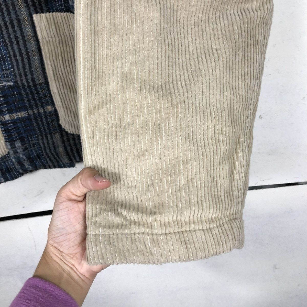 Japanese Brand 🔥PATCH WORK TARTAN DESIGN CHORE JACKET DENIM CHIC Size US L / EU 52-54 / 3 - 17 Thumbnail
