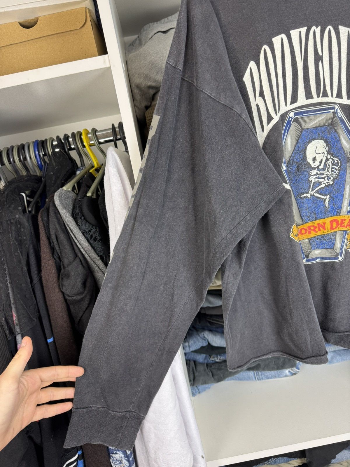 Band Tees Vntg Body Count Born Dead Tour 1993 1994 Longsleeve T-Shirt Size US XL / EU 56 / 4 - 4 Thumbnail