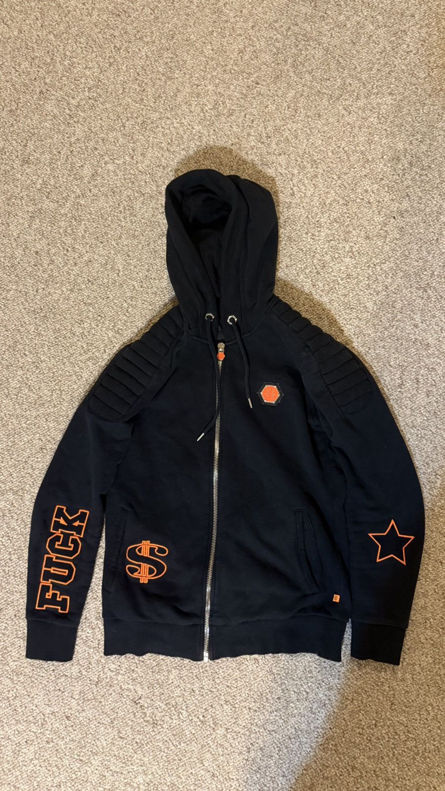 Philipp Plein Phillip Plein $kull FCK Hoodie Size US M / EU 48-50 / 2 - 1 Thumbnail