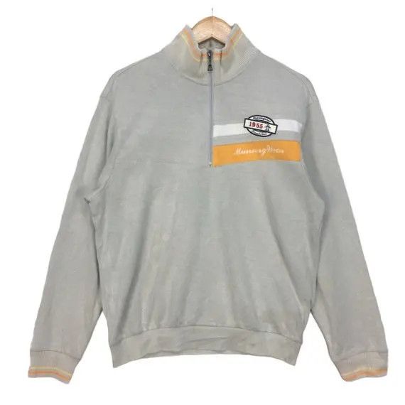 Grand Slam Vtg 90' Grandslam MUNSINGWEAR Tennis Quarter Zip Sweatshirt Size US L / EU 52-54 / 3 - 1 Thumbnail
