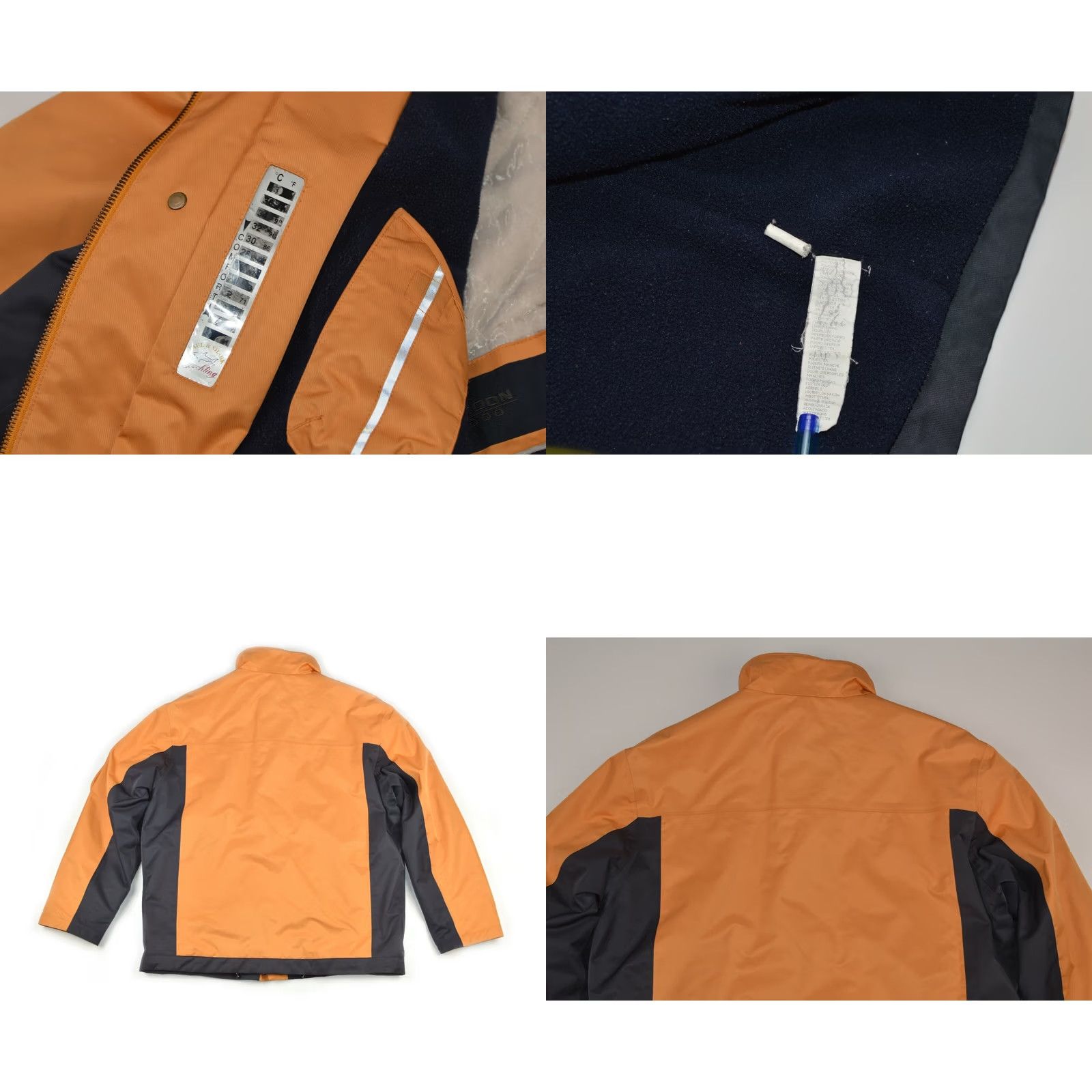 Paul & Shark VINTAGE Paul & Shark Yachting Typhoon 20000 Orange Jacket Men L Made in Italy 100% Polyester Jacket Size US L / EU 52-54 / 3 - 8 Thumbnail