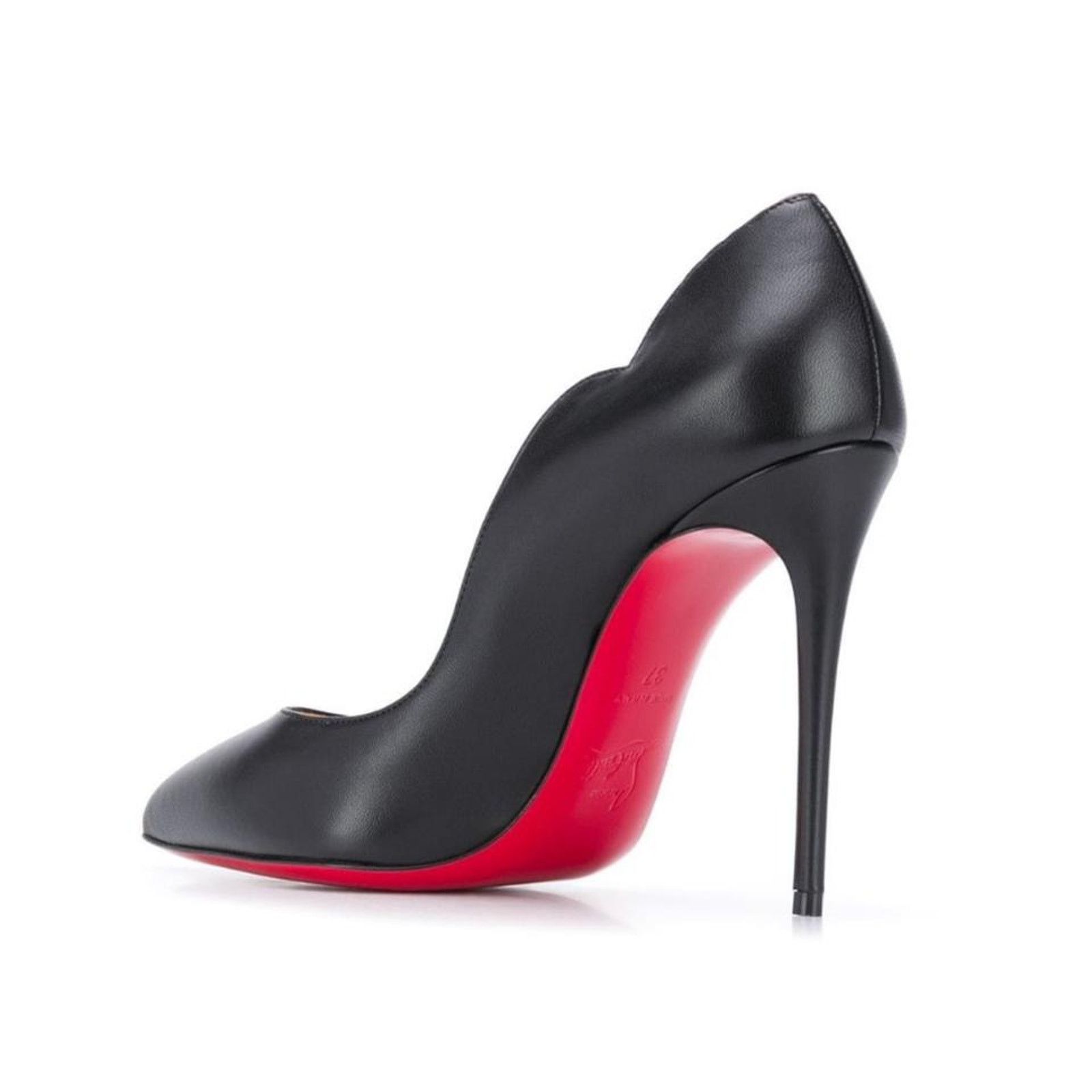 Christian Louboutin hot chick 100 leather pumps heels 40.5 Size US 10.5 / IT 40.5 - 4 Thumbnail