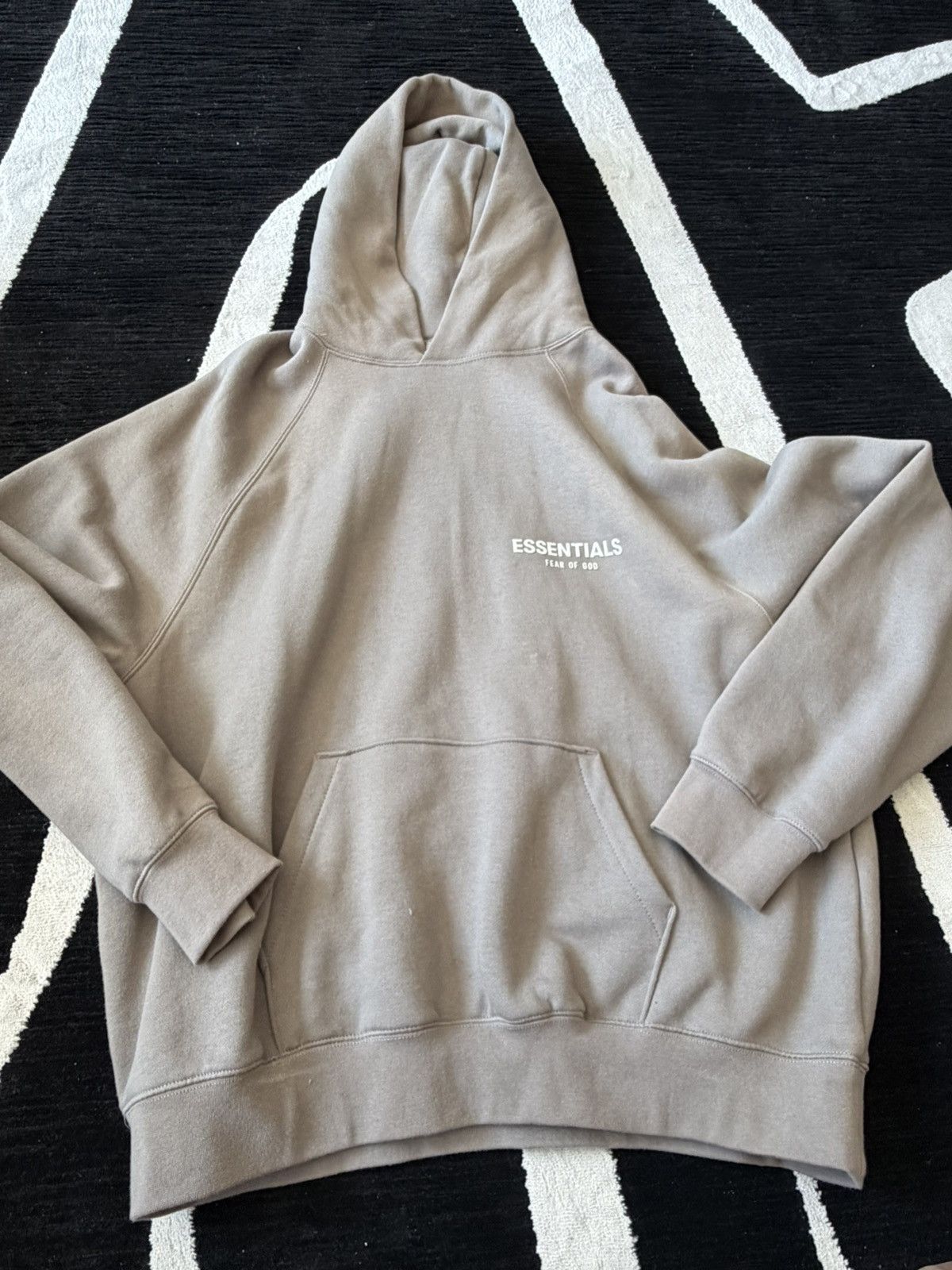 Essentials Essentials Taupe Hoody - Size M Size US M / EU 48-50 / 2 - 2 Thumbnail